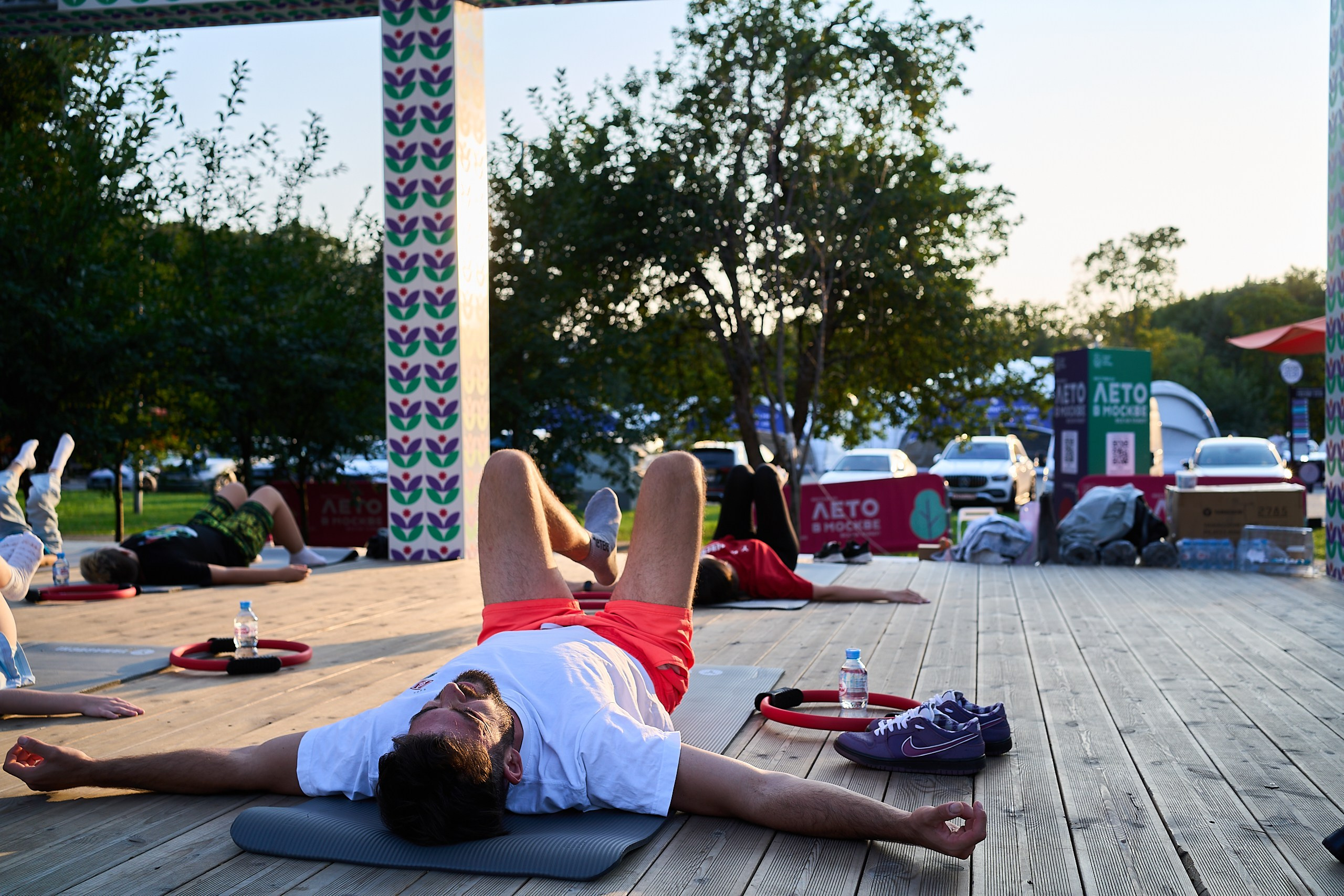 Yamaguchi / открытая тренировка «в стиле Пилатес». Фотограф и Видеограф в Москве. Олег Корушев