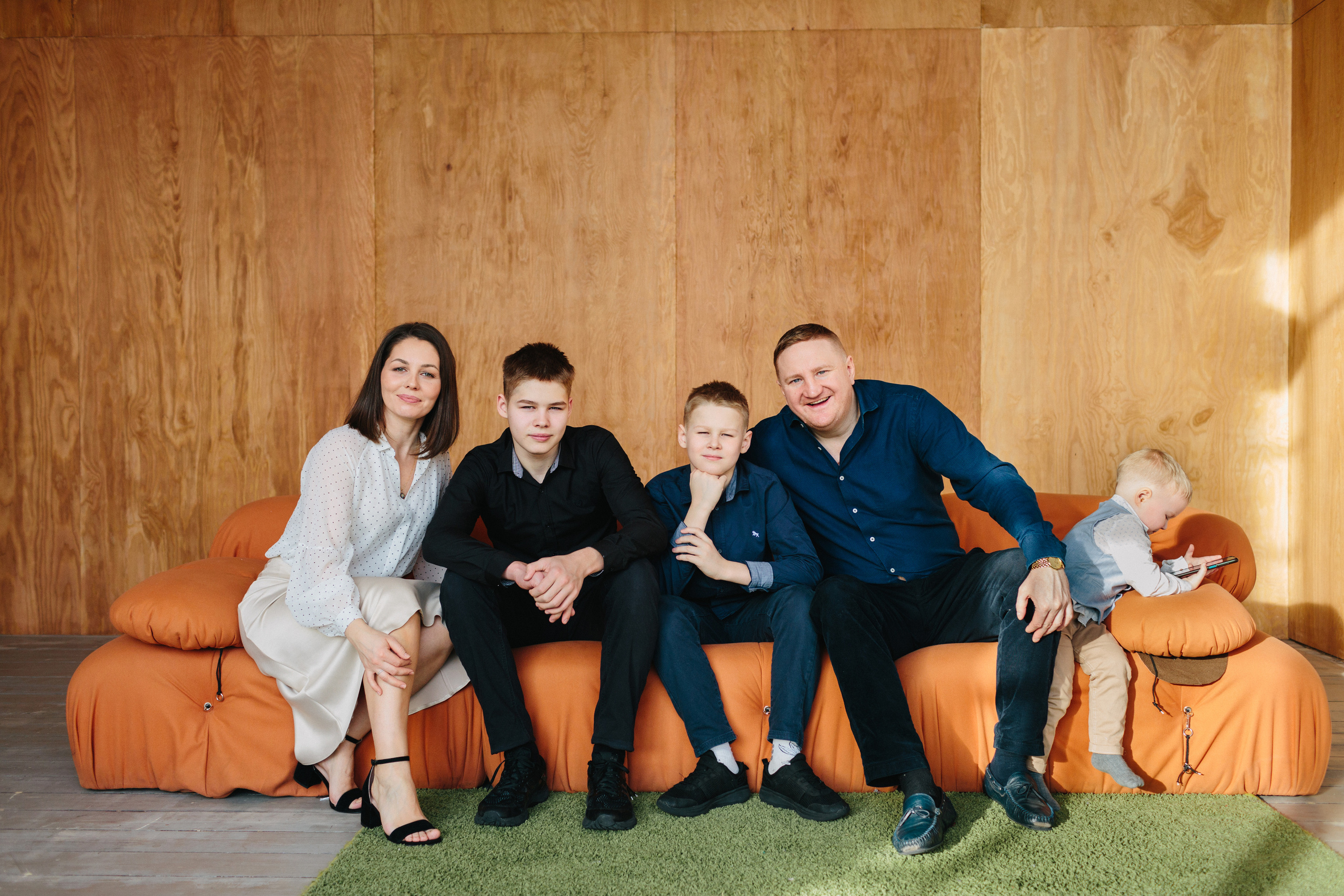 Мария, Владимир и дети. Семейный и портретный фотограф в Санкт-Петербурге Андрей Воробьев