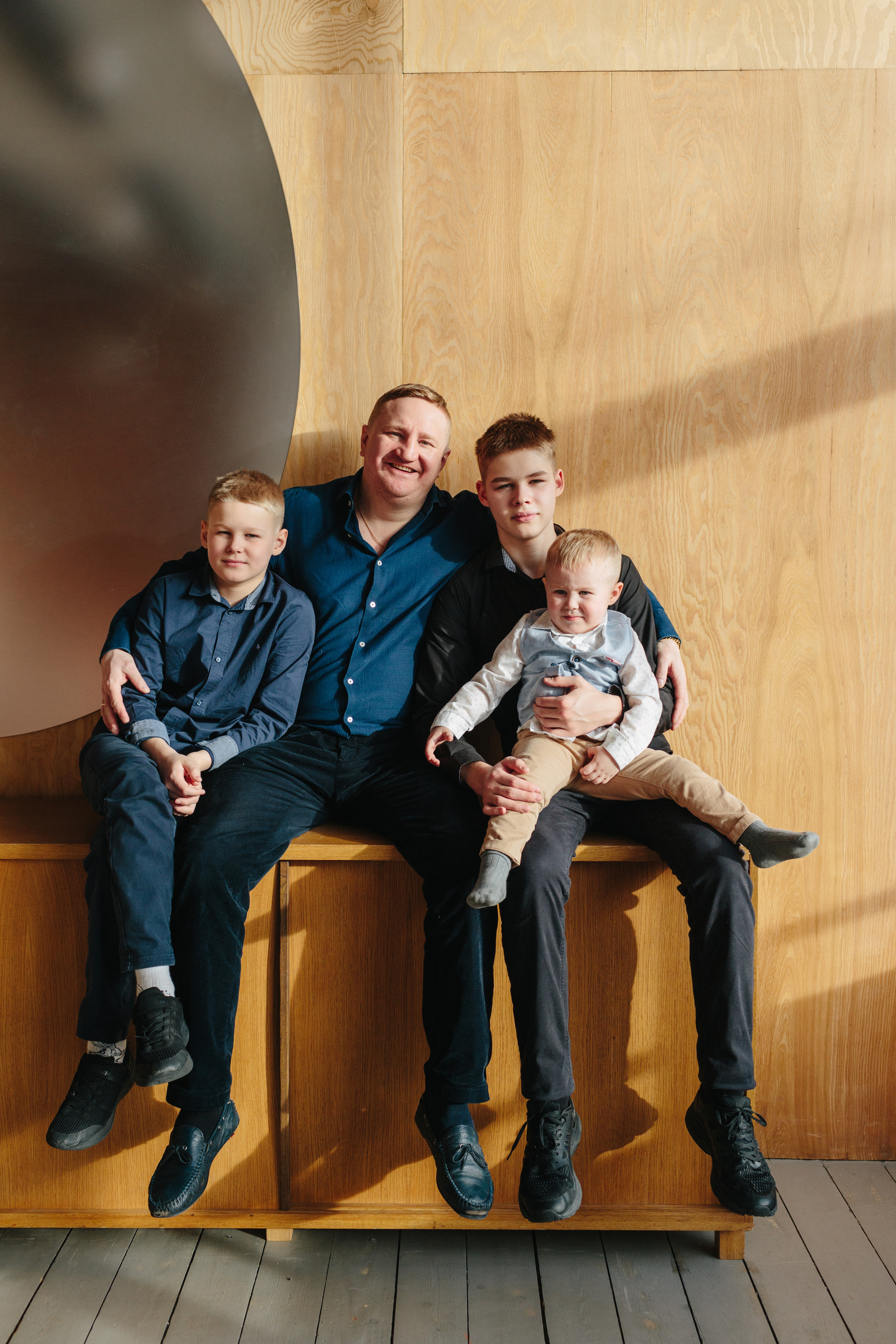 Мария, Владимир и дети. Семейный и портретный фотограф в Санкт-Петербурге Андрей Воробьев