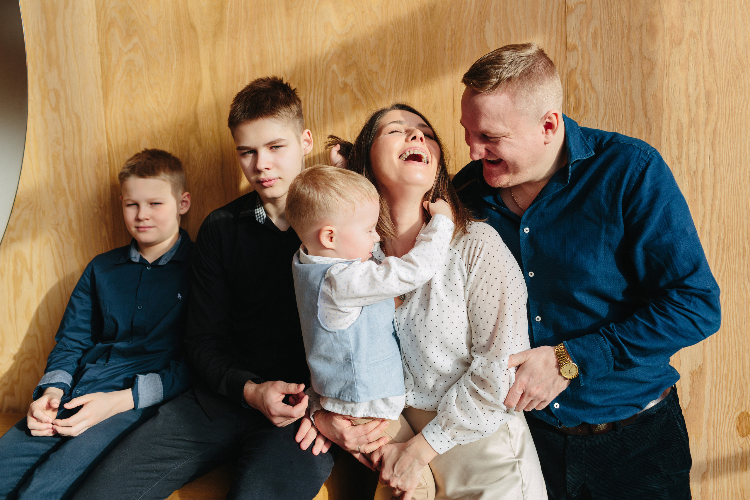 Мария, Владимир и дети. Семейный и портретный фотограф в Санкт-Петербурге Андрей Воробьев