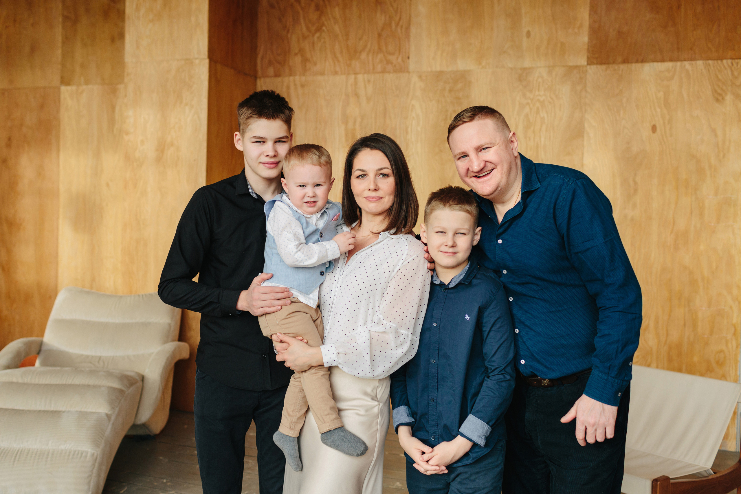 Мария, Владимир и дети. Семейный и портретный фотограф в Санкт-Петербурге Андрей Воробьев