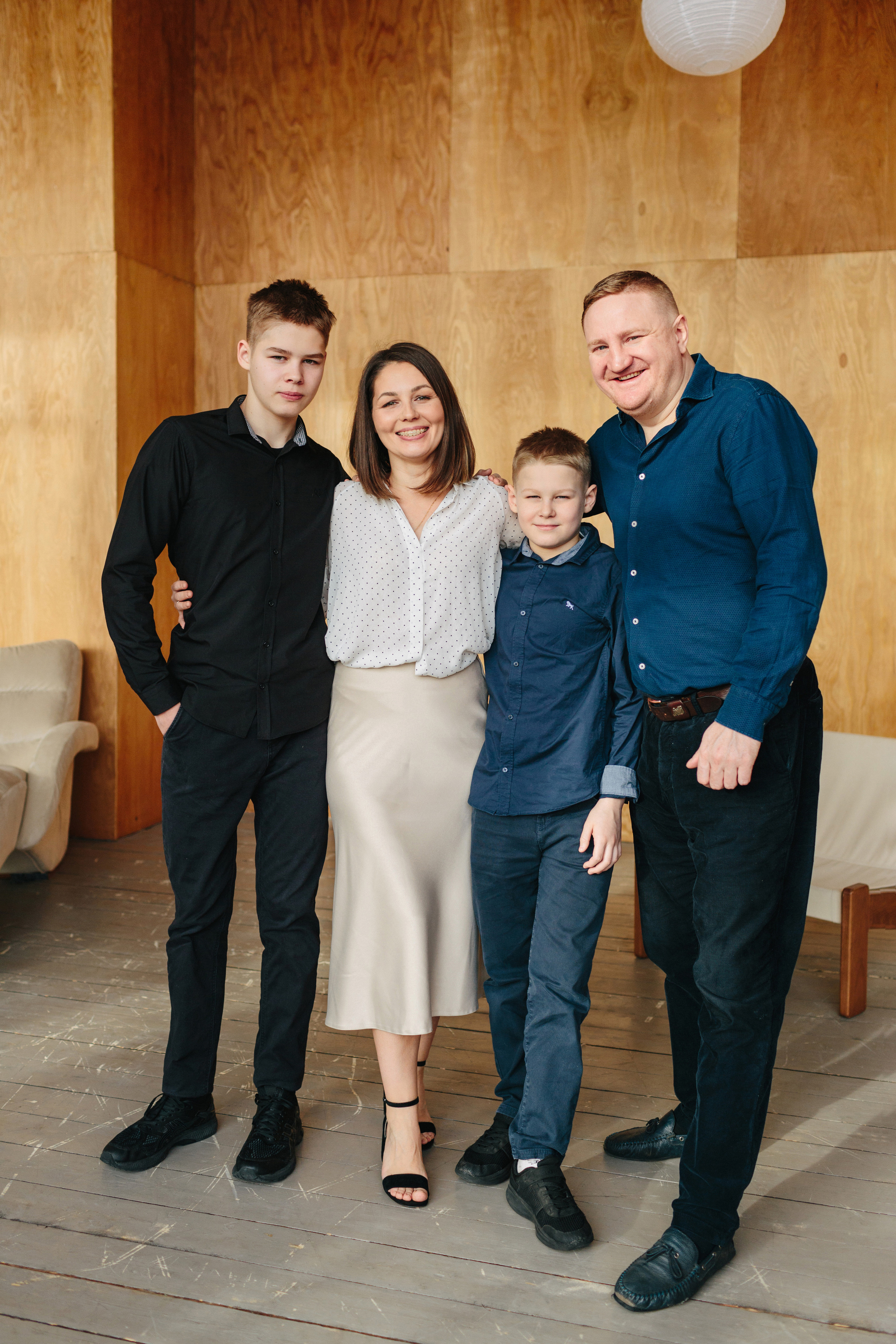 Мария, Владимир и дети. Семейный и портретный фотограф в Санкт-Петербурге Андрей Воробьев