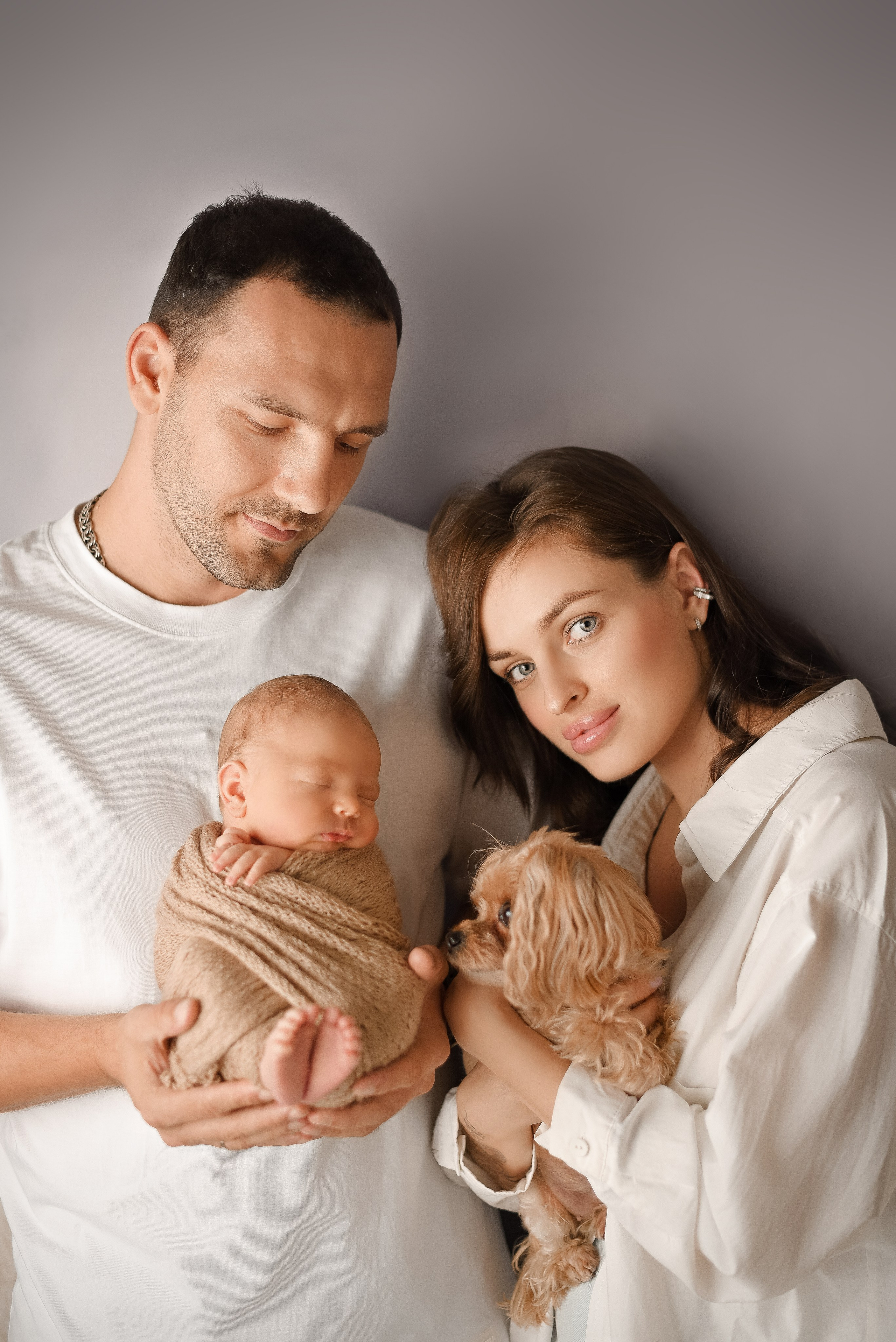 Кадры с родителями. Фотограф новорождённых в Сочи Наталия Дмитриева