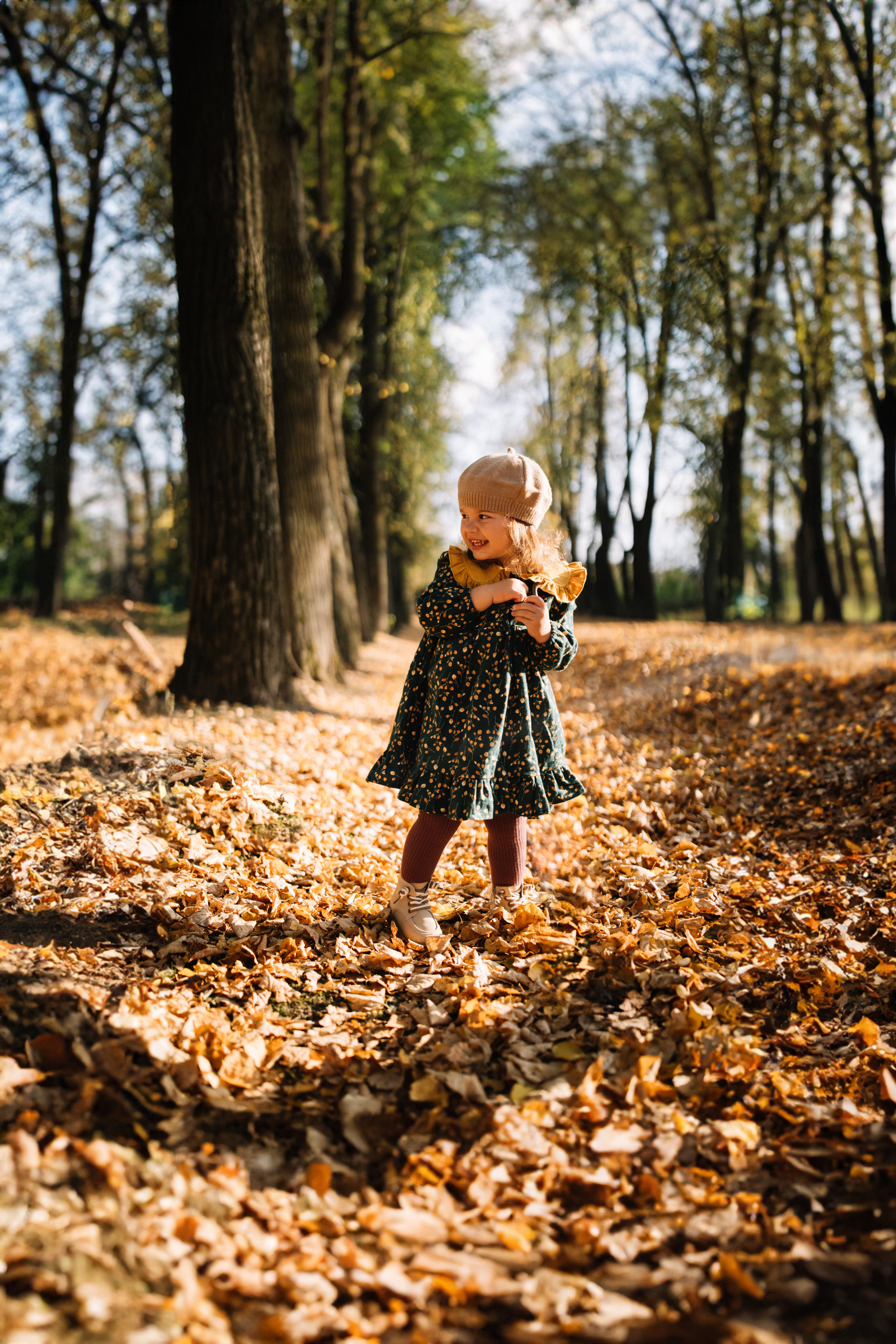 Николь и осень. Портретный фотограф в Зеленограде Полтавская Наталья