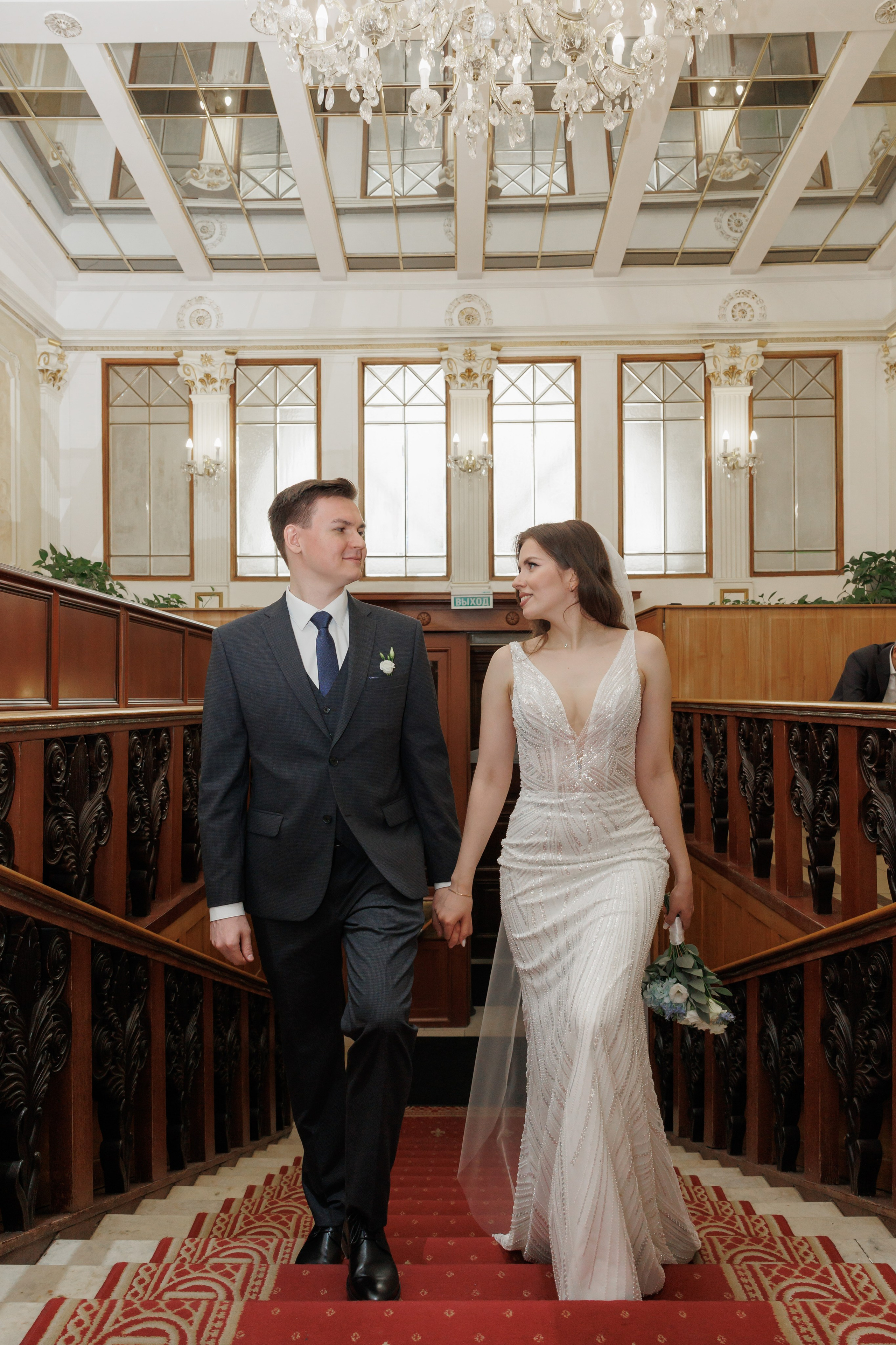 Даша и Дима, Грибоедовский ЗАГС. Свадебный и репортажный фотограф (Москва, Королев и другие)