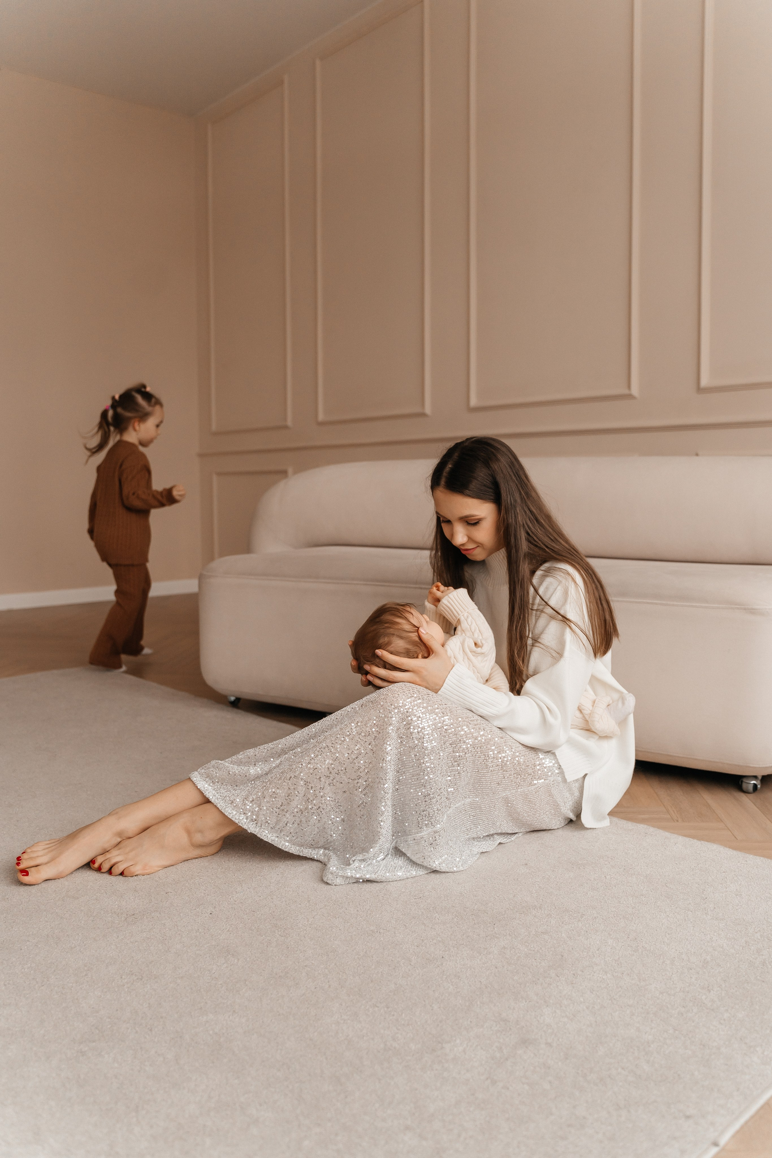 Сережа, Юля, Василиса и Дарина. Волик Мария