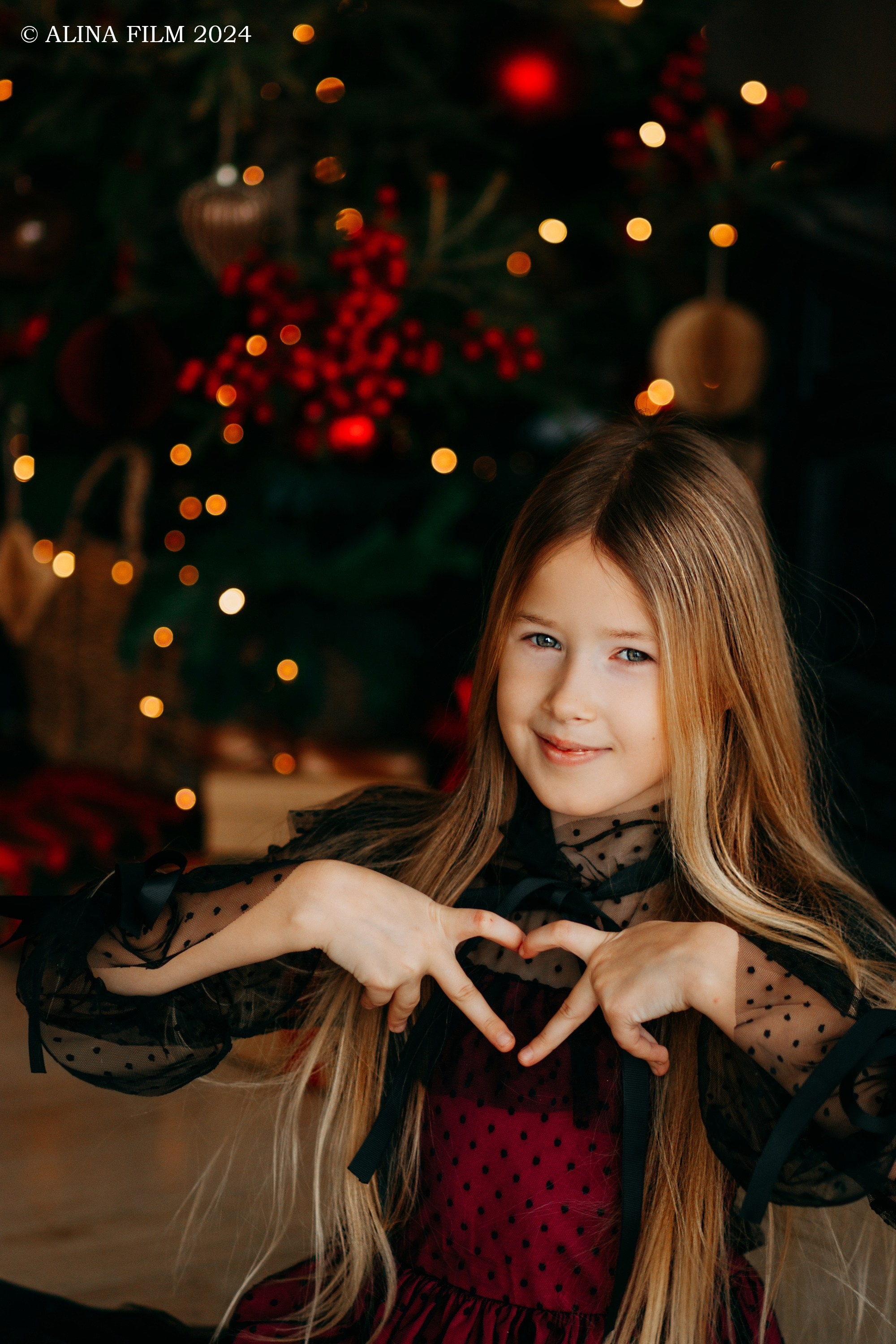 Новогодняя семейная фотосессия. Фотограф в Санкт-Петербурге Alina Film