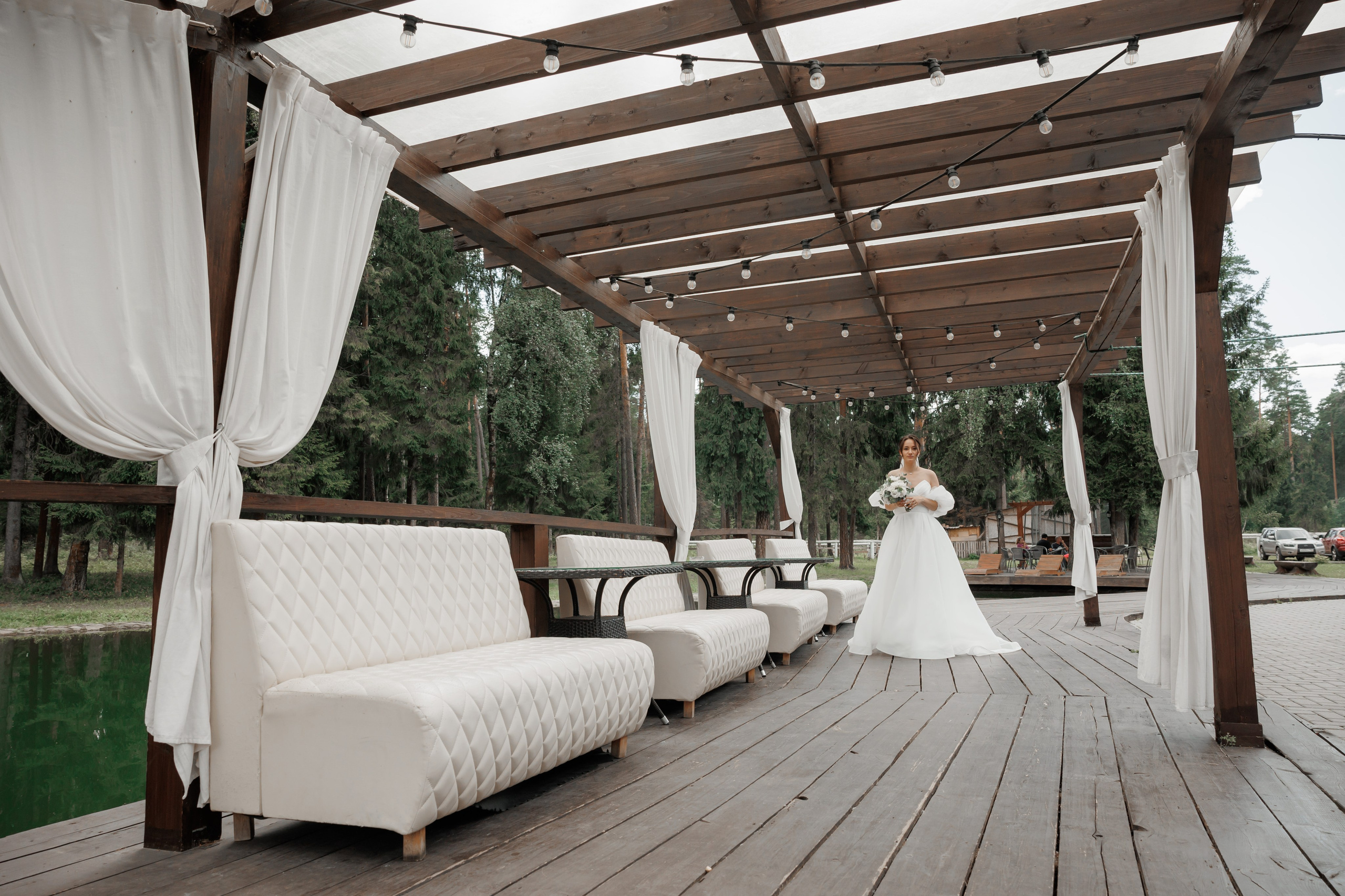 Полина и Дмитрий, загородный клуб «Барин», ЗАГС в г. Пушкино. Свадебный и репортажный фотограф (Москва, Королев и другие)