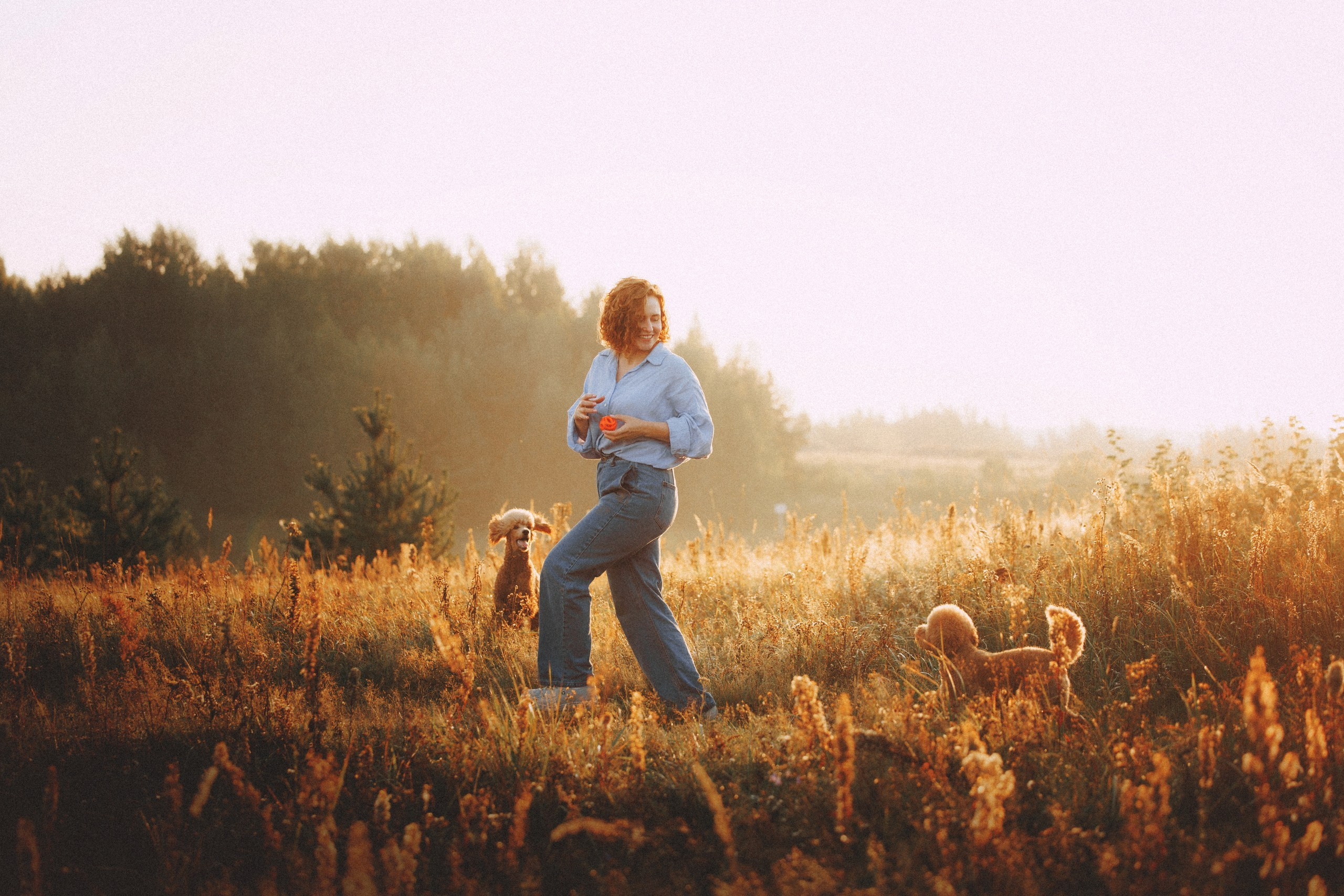 Юля, Кир и Цера. Фотограф анималист Осипчикова Мария