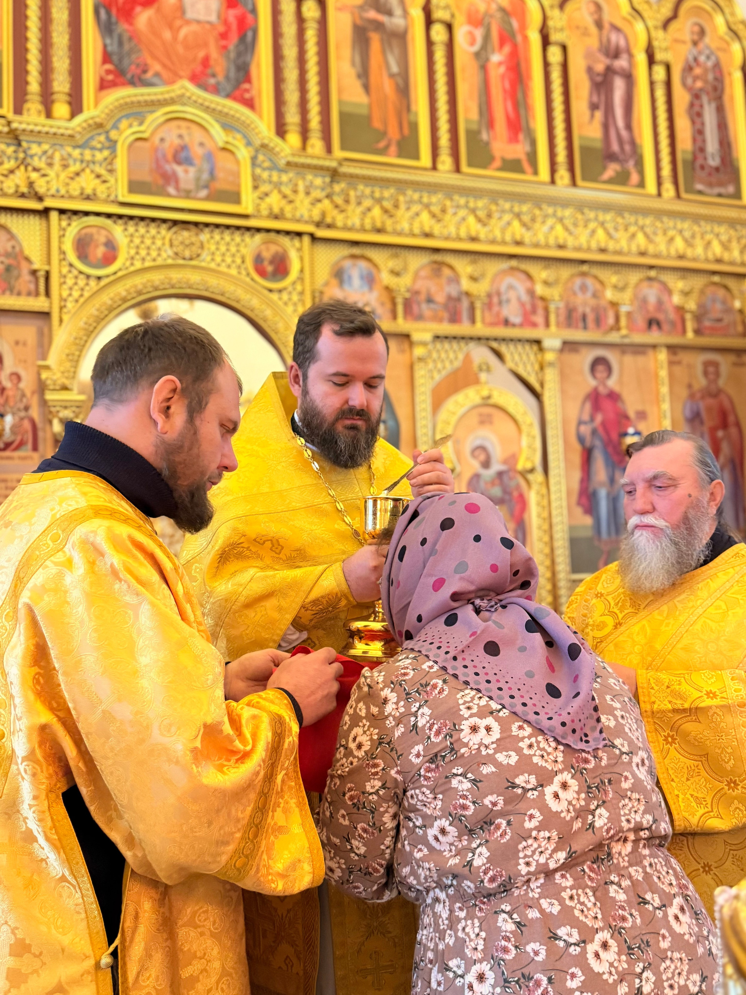Божественная литургия в храме Нечаянной Радости. Саратовское Юго-Западное благочиние