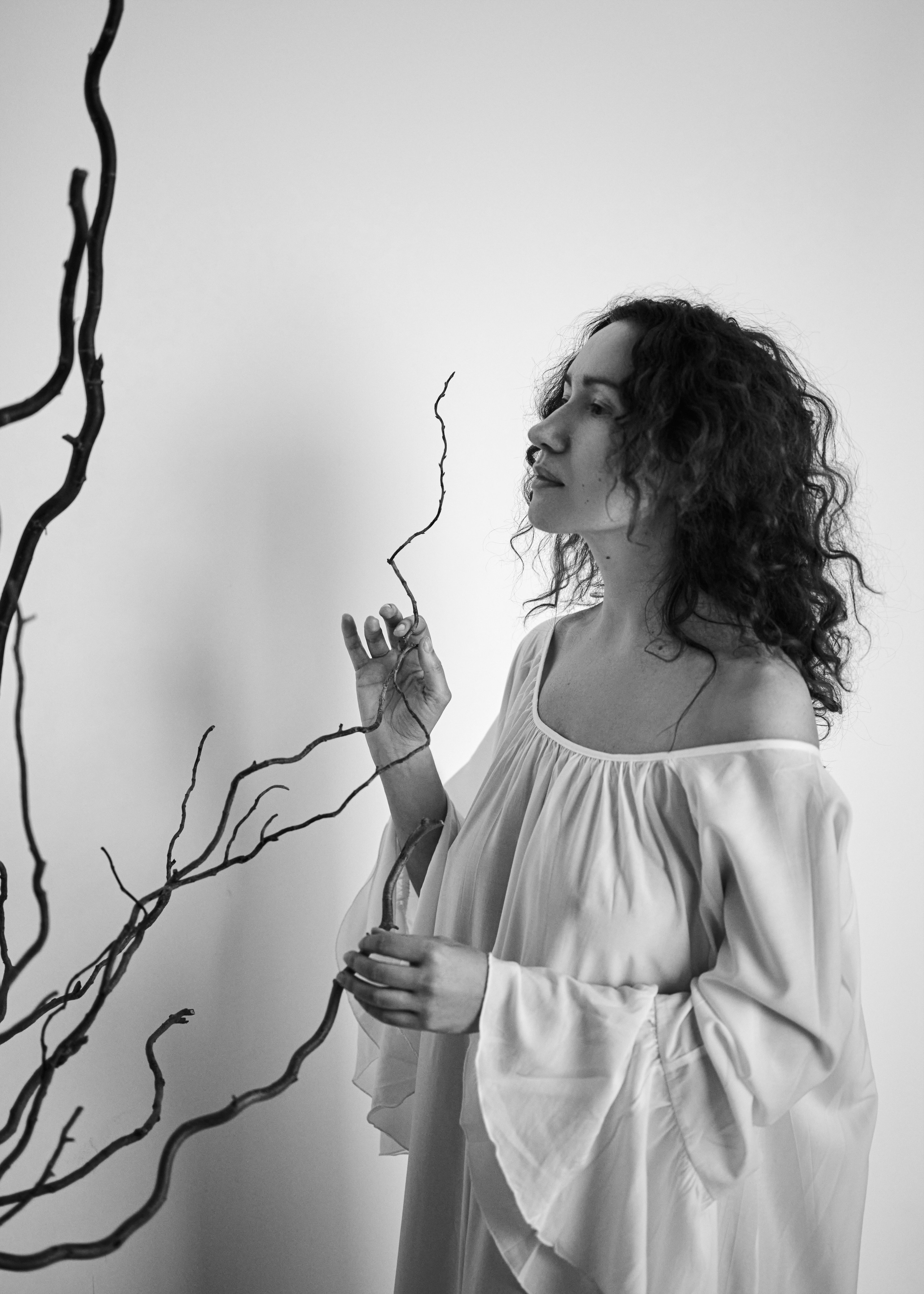 Фотосессия в платье из вуали в Калуге