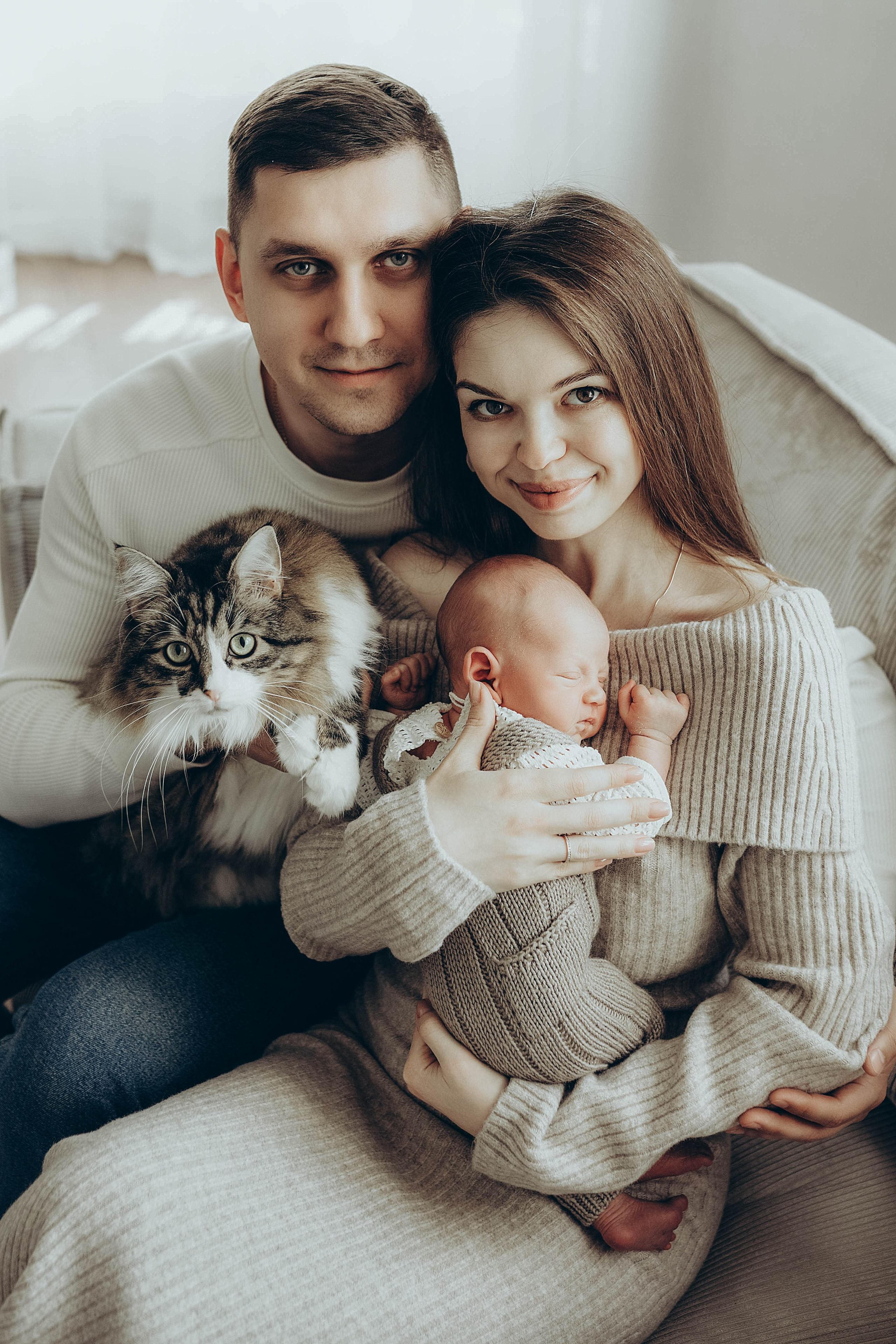 Семейная фотосессия для семьи Арины и Алексея