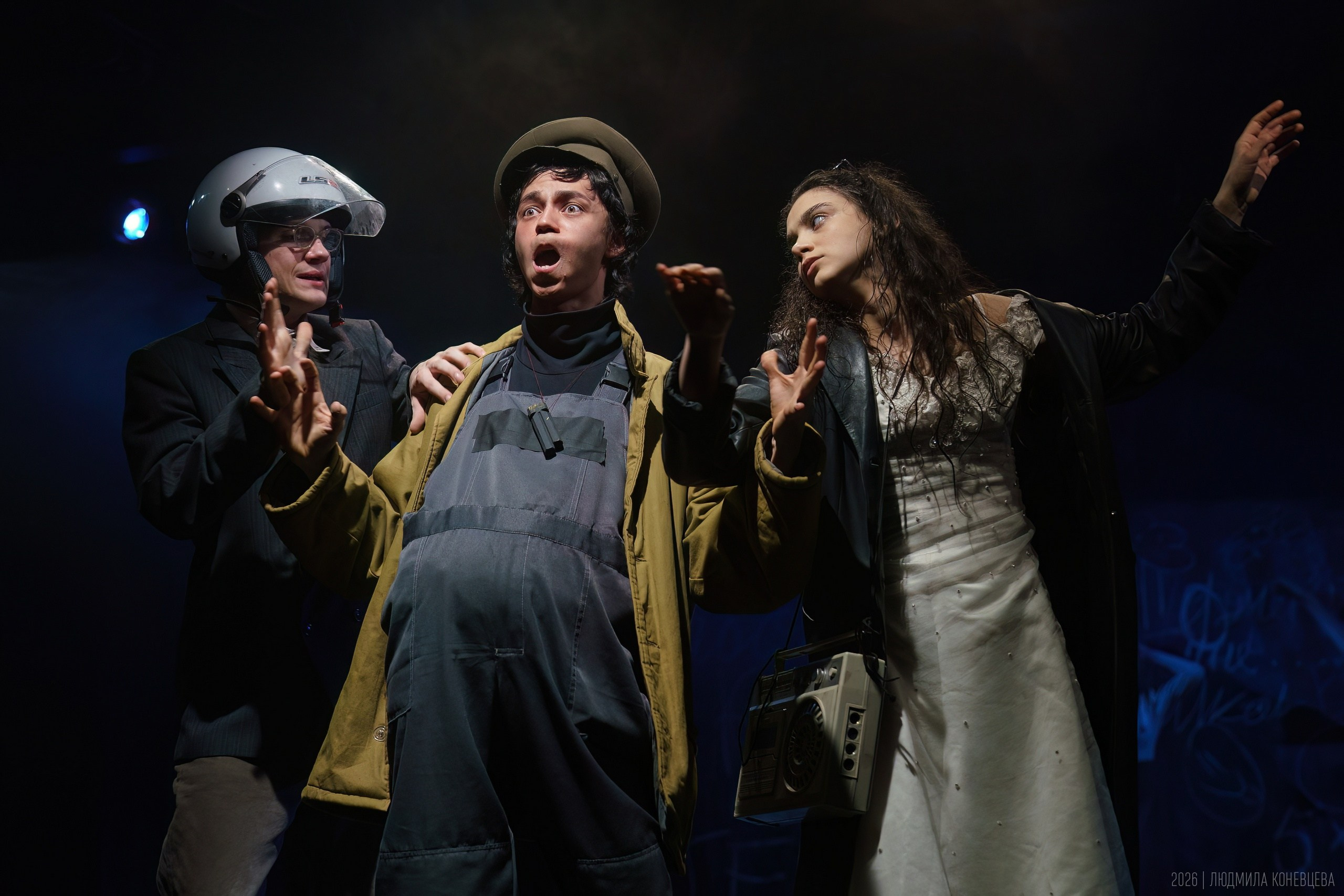 Спектакль «Школа для дураков», ГИТИС, мастерская Олега Кудряшова. Режиссер Ксения Горяинова. Театральная фотография