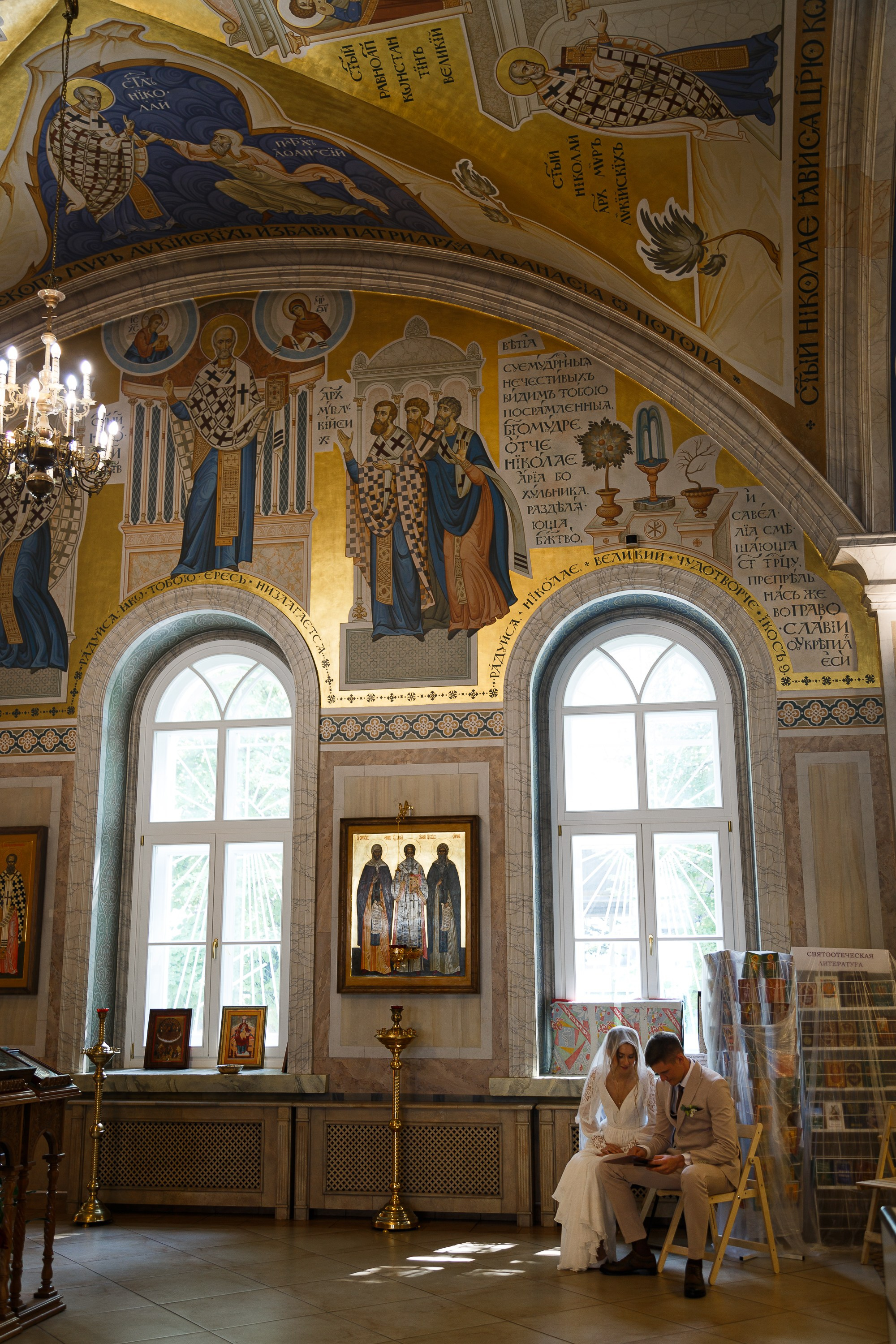 Венчание в храме Живоначальной Троицы на Шаболовке