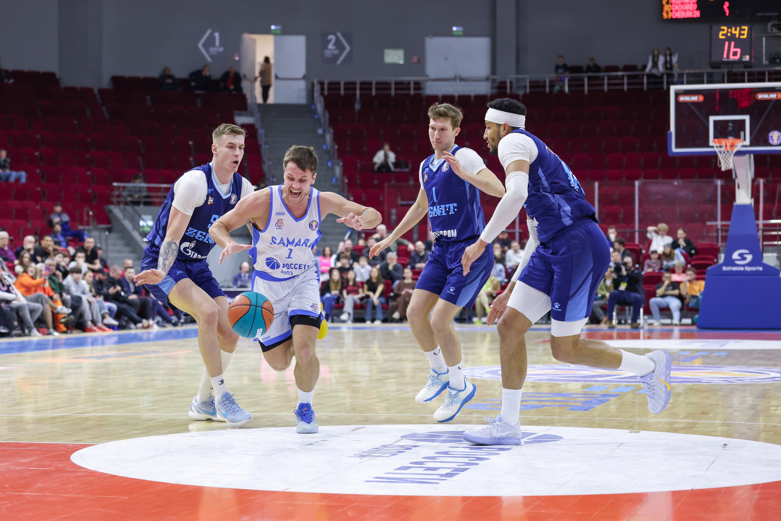 Баскетбол. Самара — Зенит. Единая лига ВТБ. Спортивный фотограф в Самаре