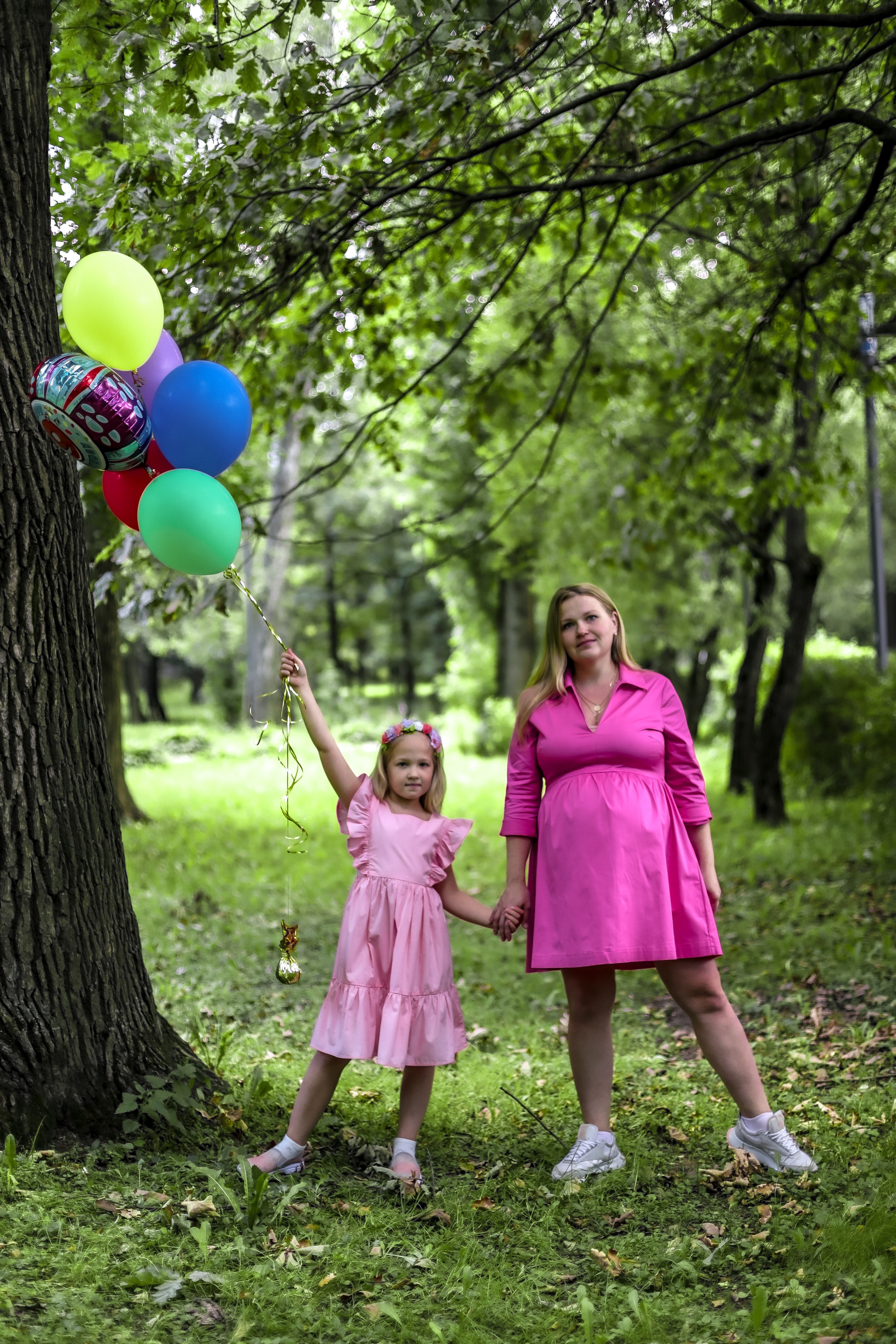 Анна и Алина прогулка в парке. Kharchenkotatianaweddingphoto