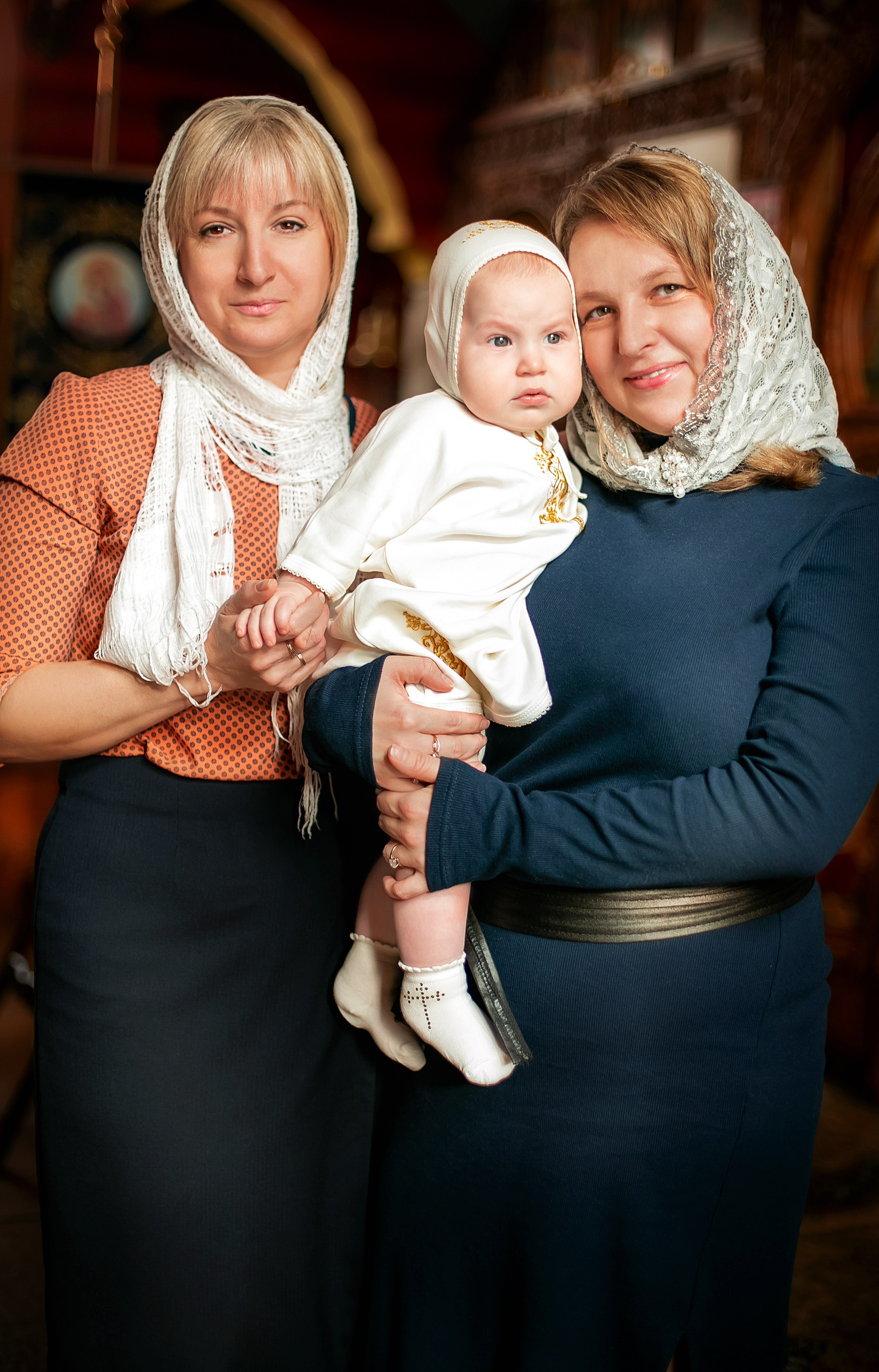 Крещение. Семейный и детский фотограф в Москве Ольга Кривенцова