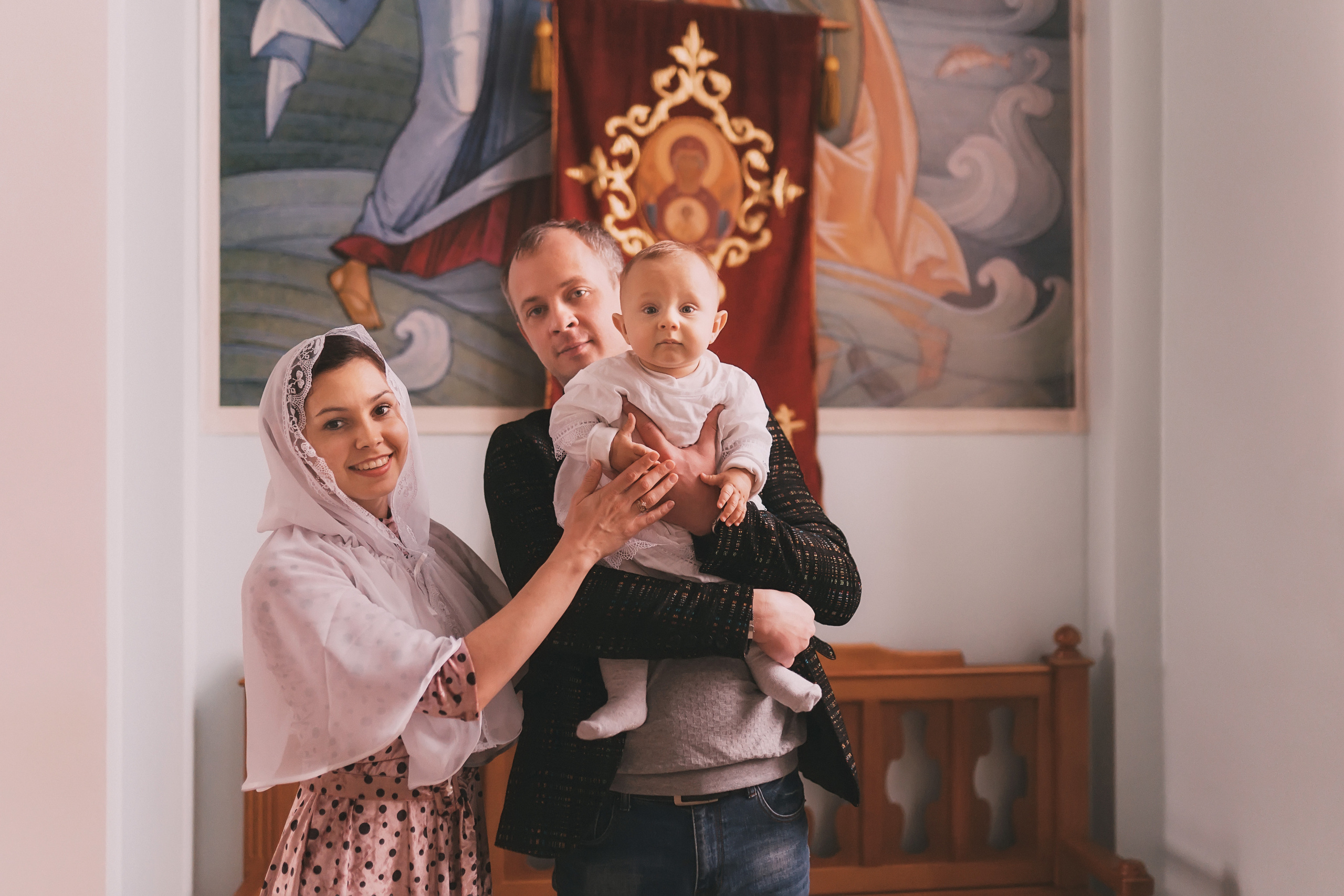 Крещение. Семейный и контент фотограф в Омске Савченко Ольга