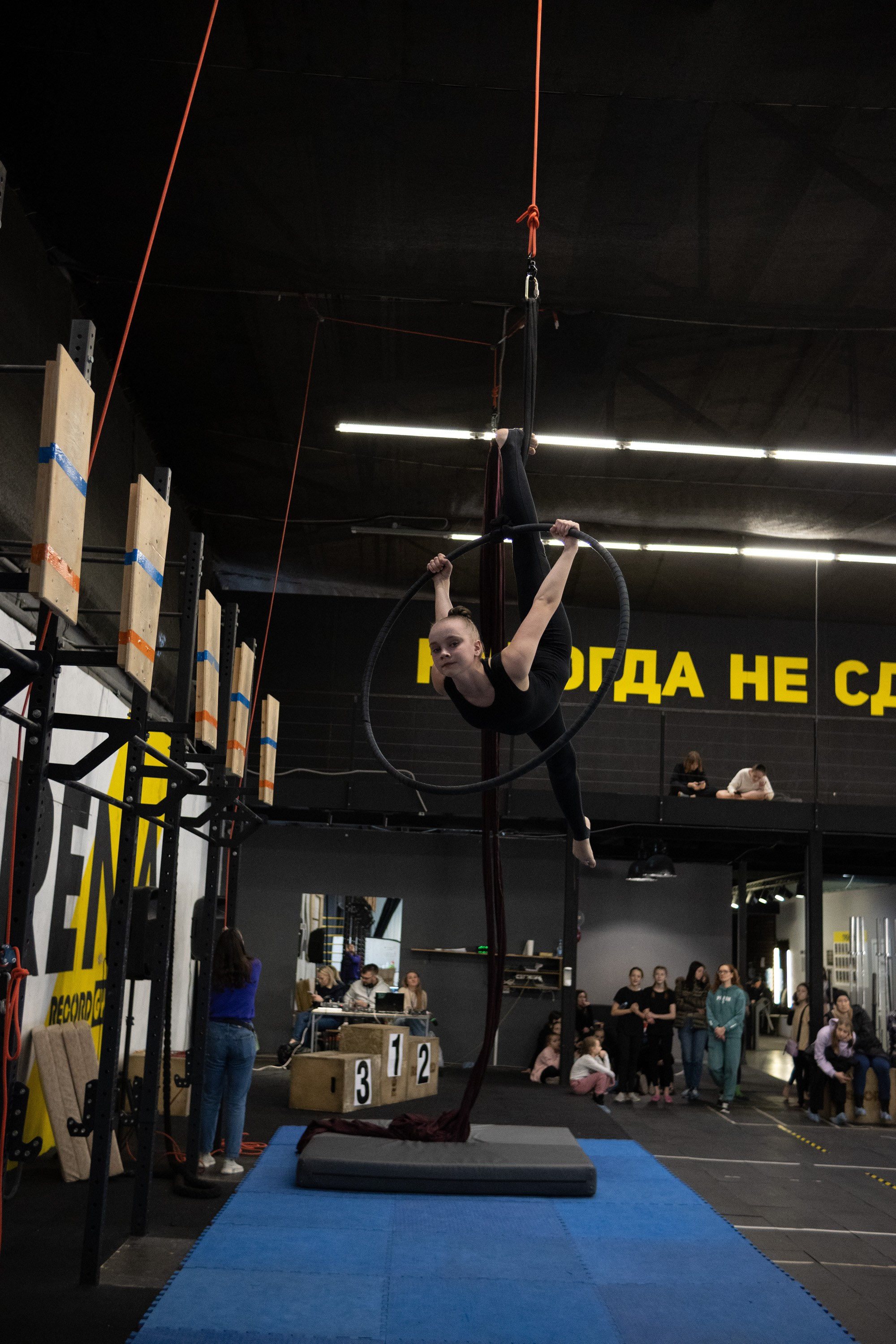 Внутриклубные соревнования по воздушной гимнастике 02.04.23