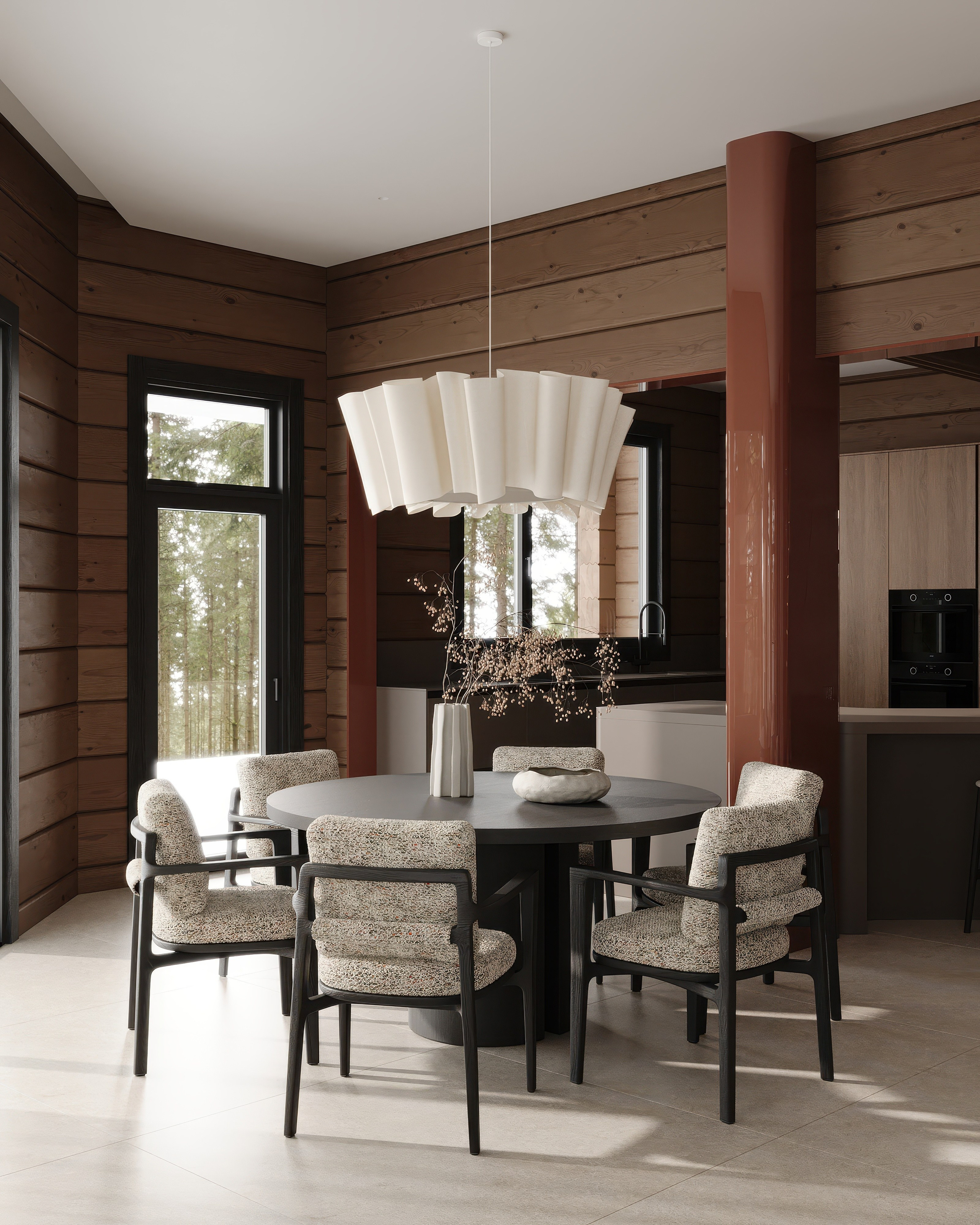 Частный дом/ Дизайнер: LINES DESIGN. Студия интерьерной визуализации tmshkn.vis