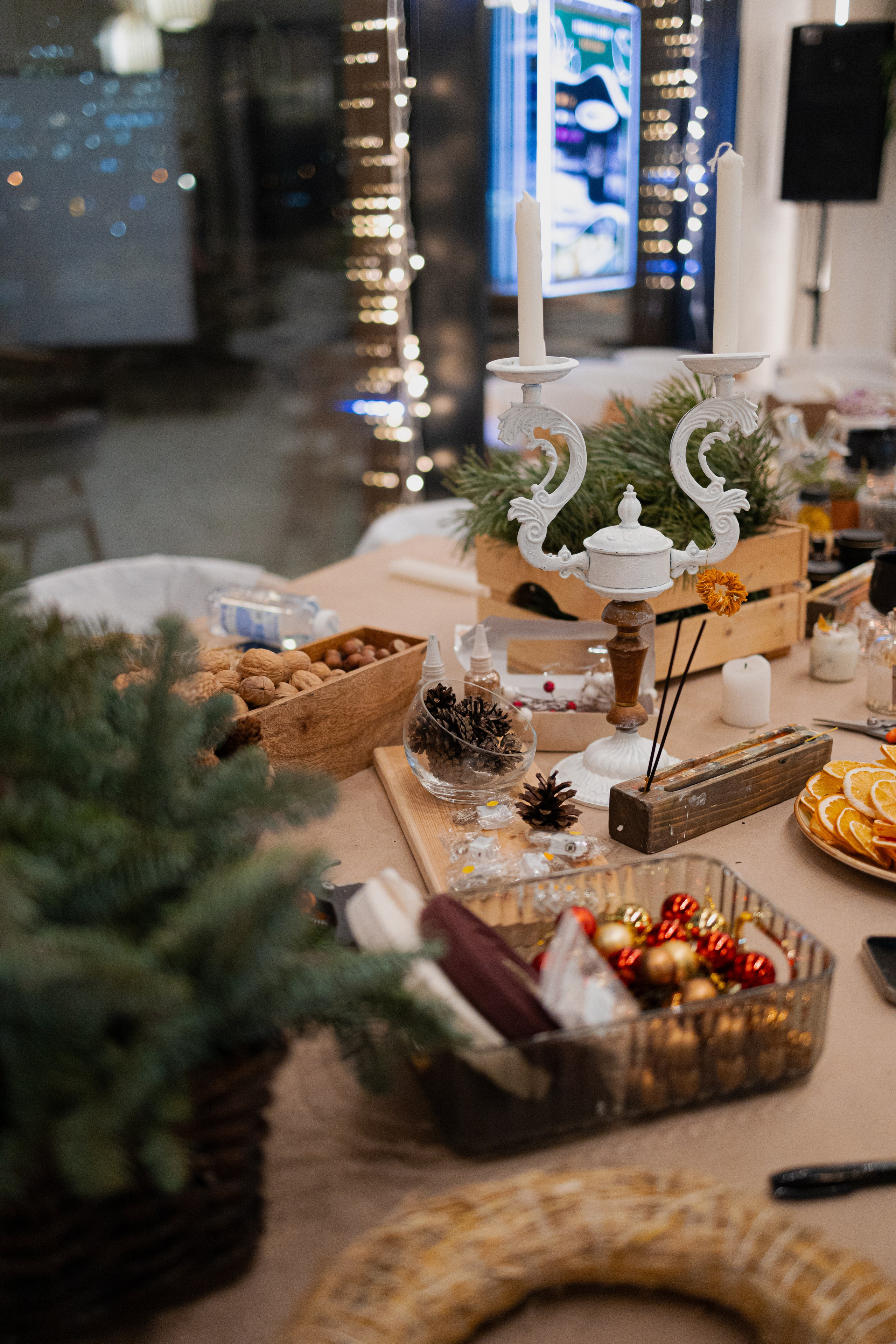 Мк свечи и венок (новогодний корпоратив). Анастасия Ракчеева Художник