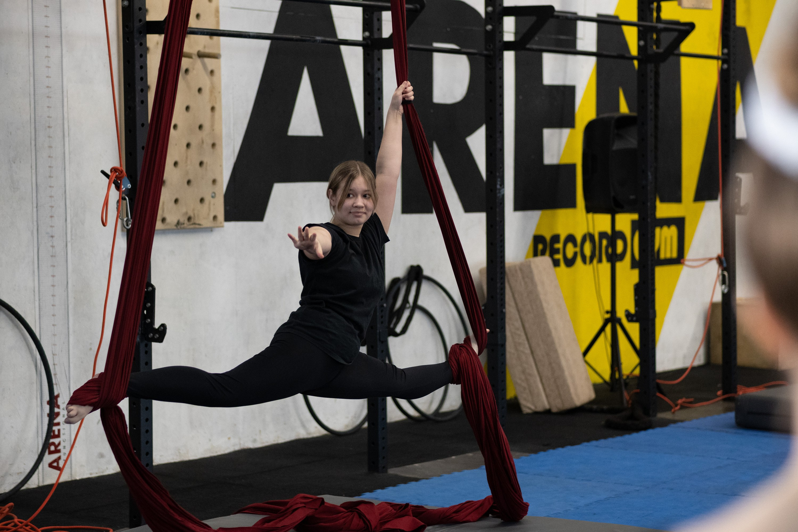 Внутриклубные соревнования по воздушной гимнастике 02.04.23