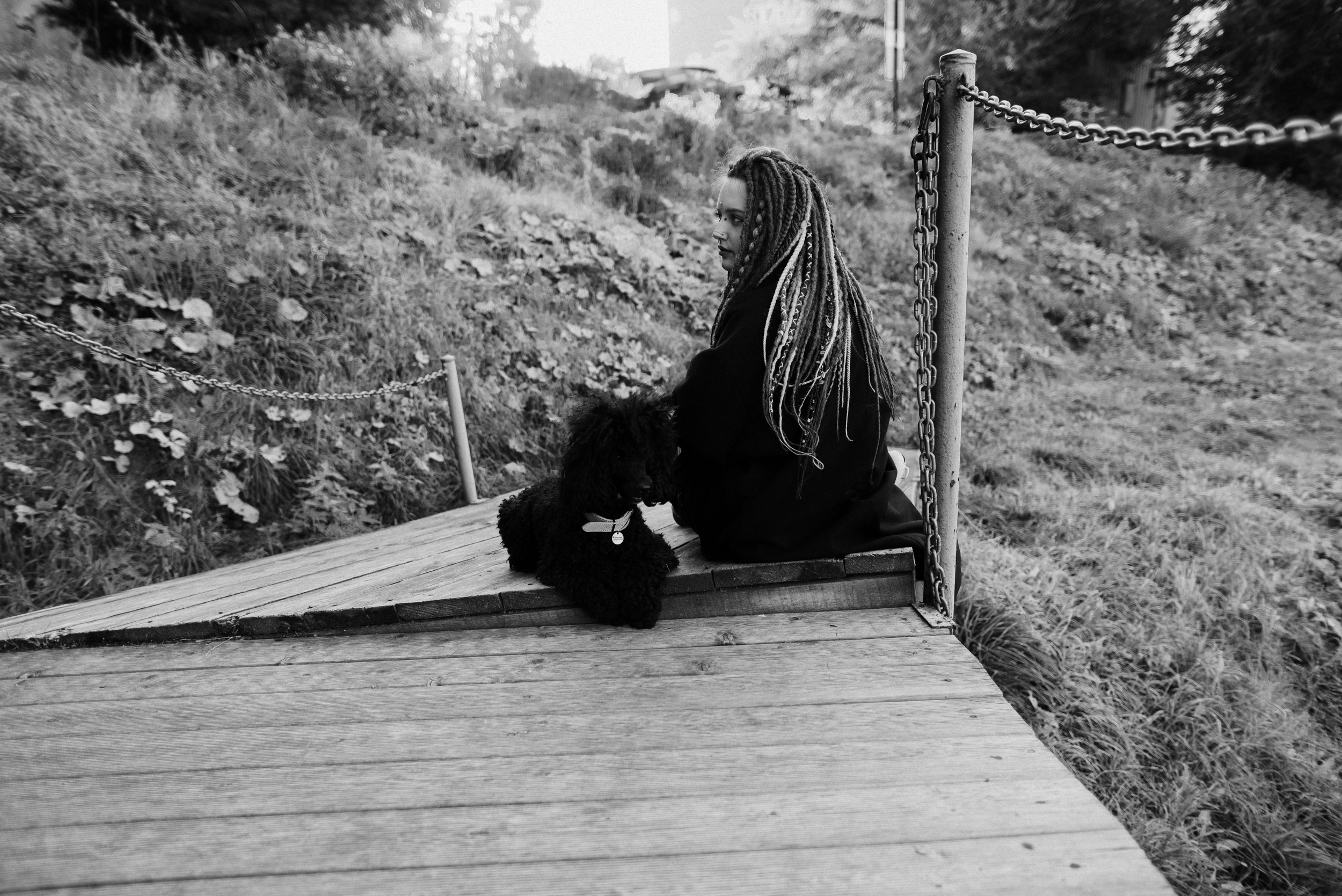 Стася и Каренин. Фотограф Дарья Мустафина, Тюмень