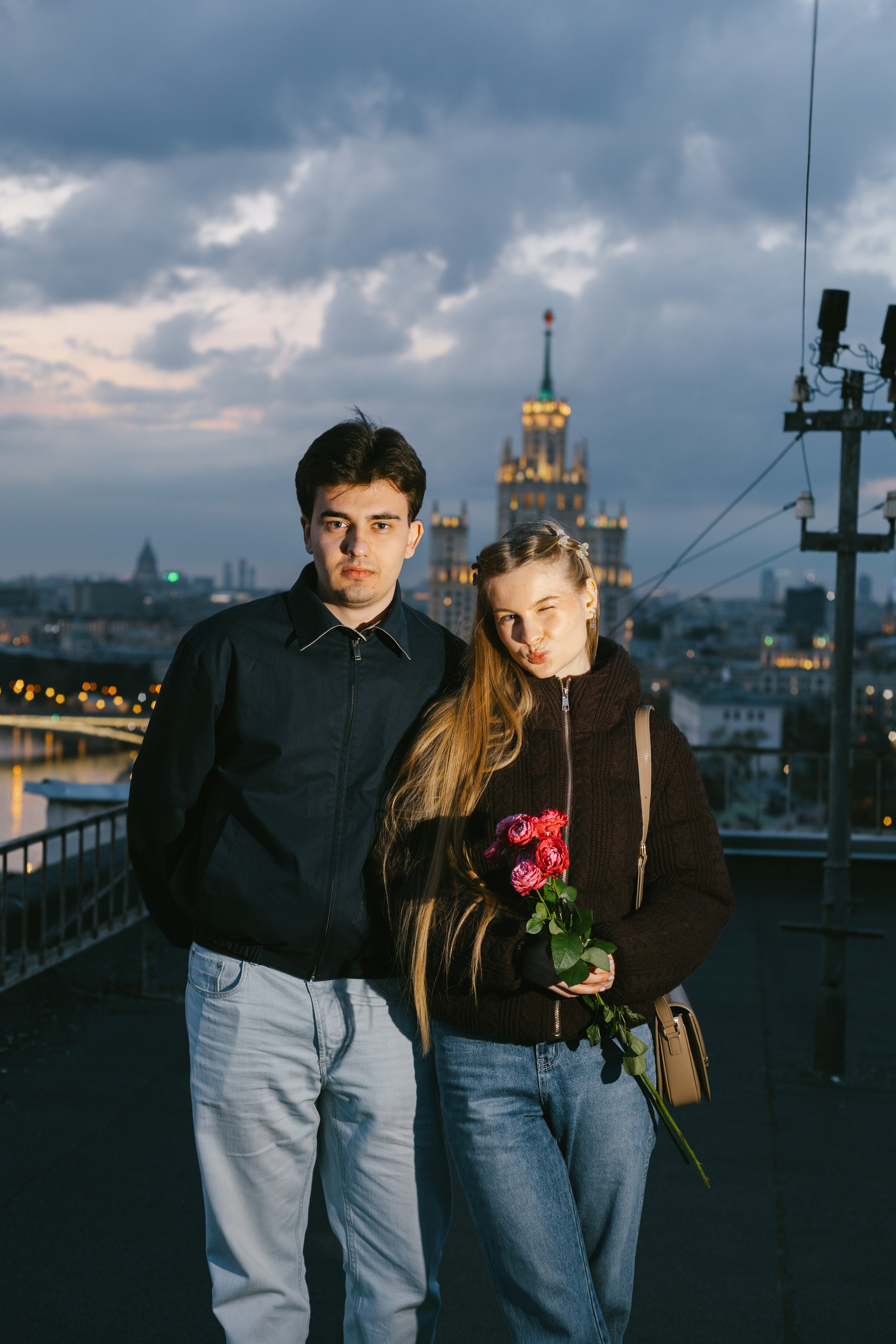 На крышах. Фотограф в Москве Дарья