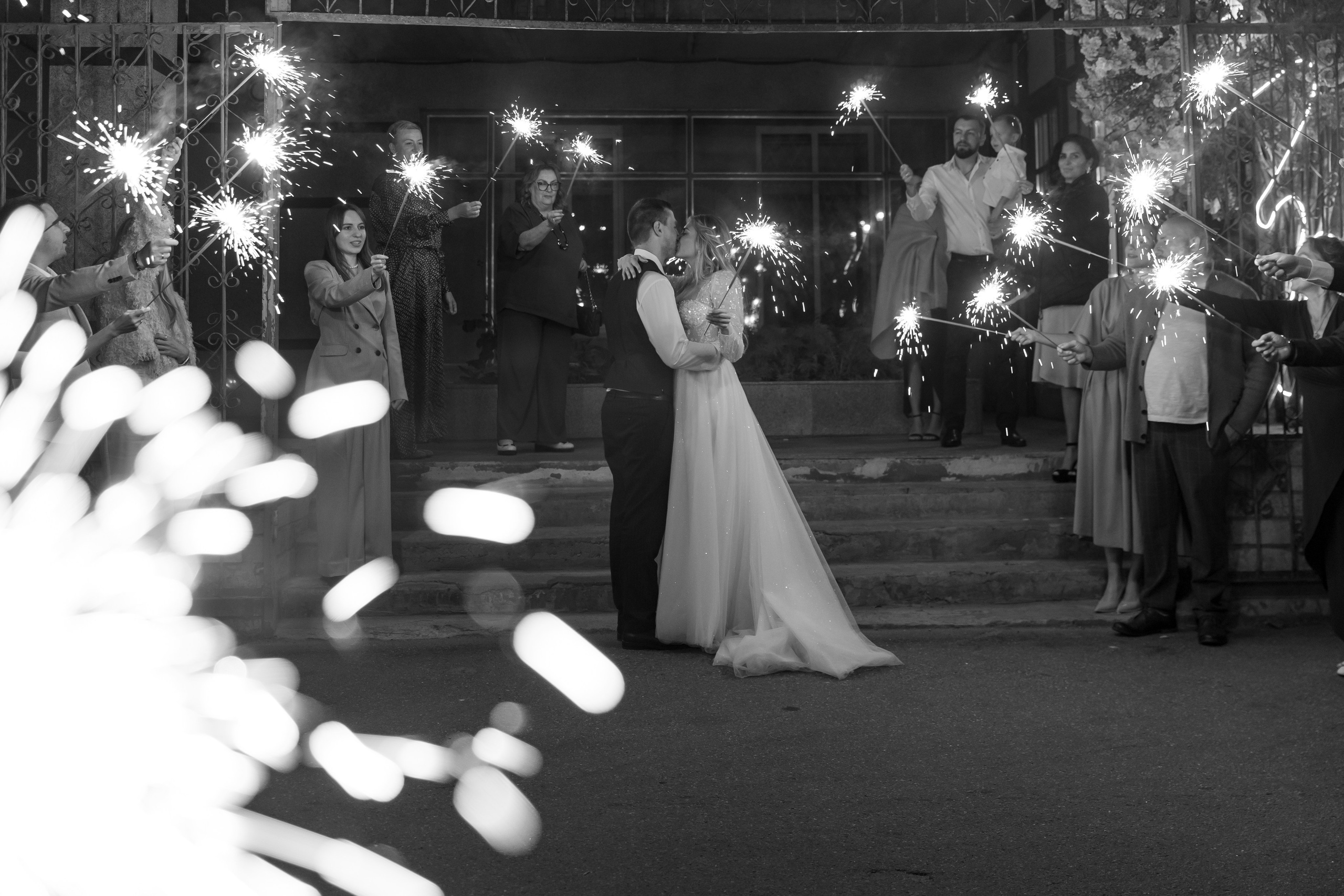 Финал свадебного вечера