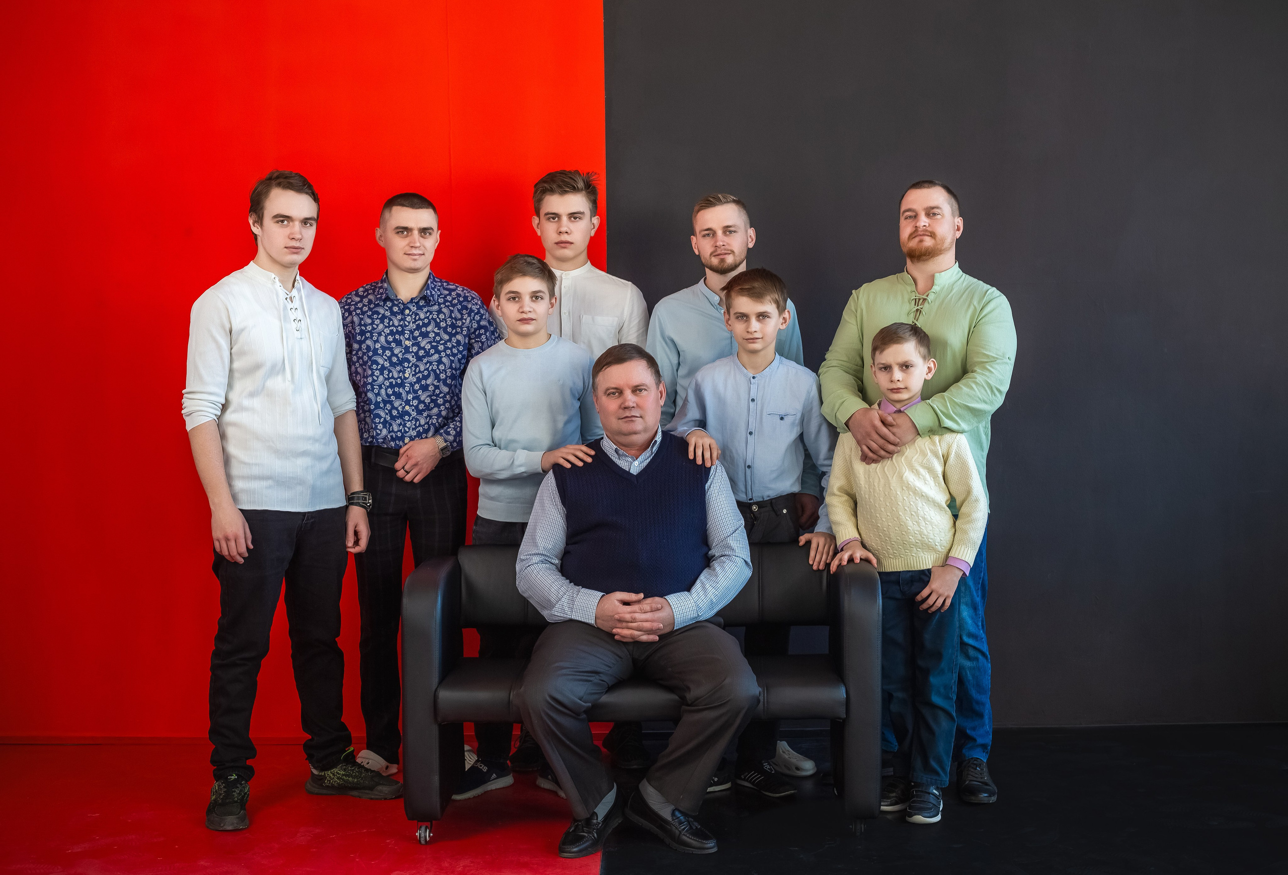 Большая, дружная семья. Вера Соколова фотограф Воронеж