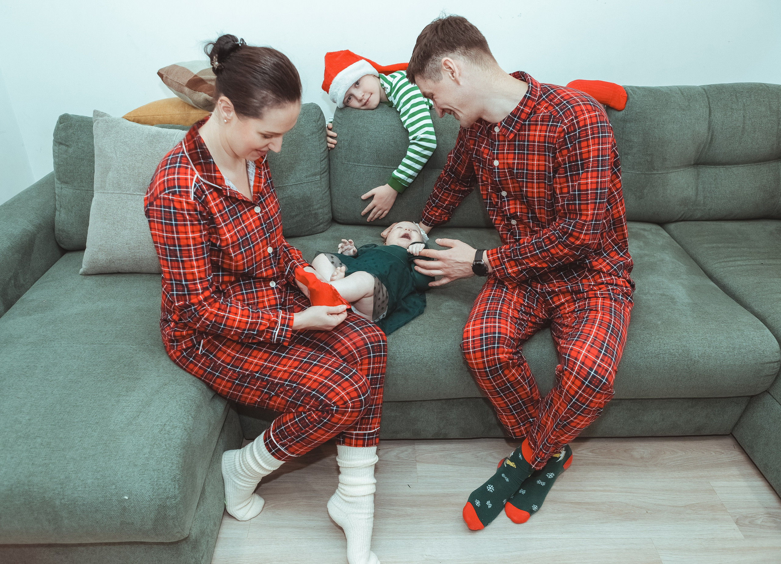 Новый год в кругу семьи (домашняя съемка). Вера Соколова фотограф Воронеж