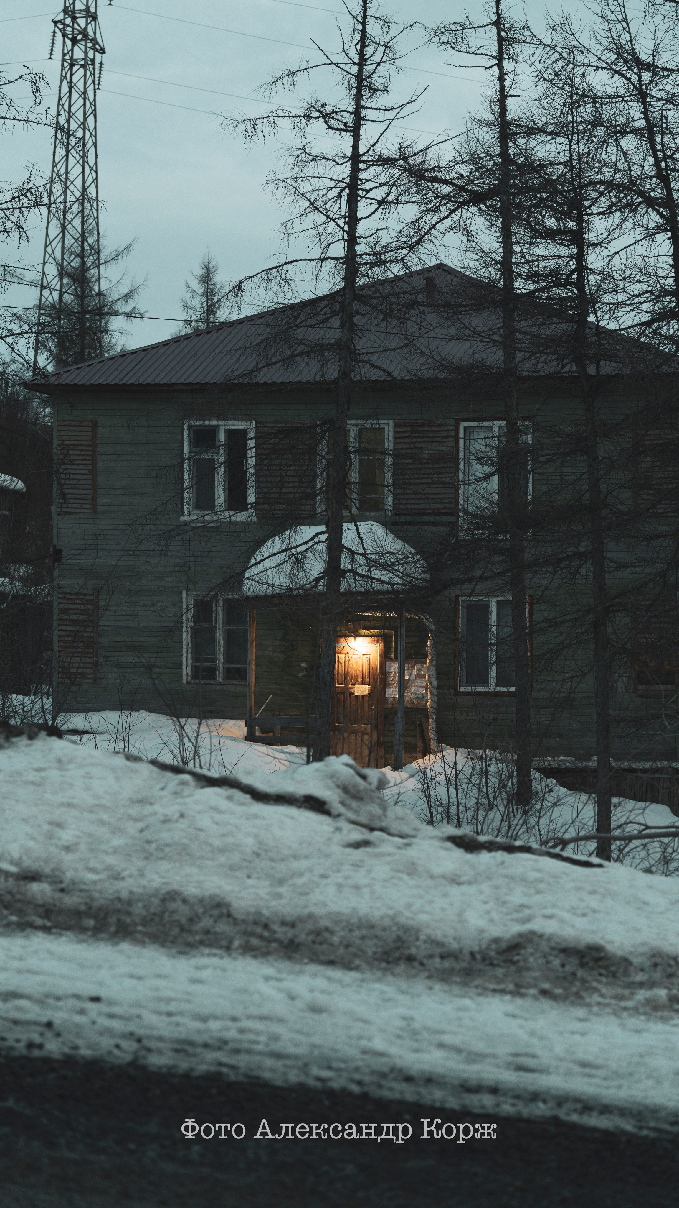 Вечерний Айхал, Фотографии Айхала. Фотографии и видеосъемка, Айхал, Удачный, Якутия. фотограф в Айхале