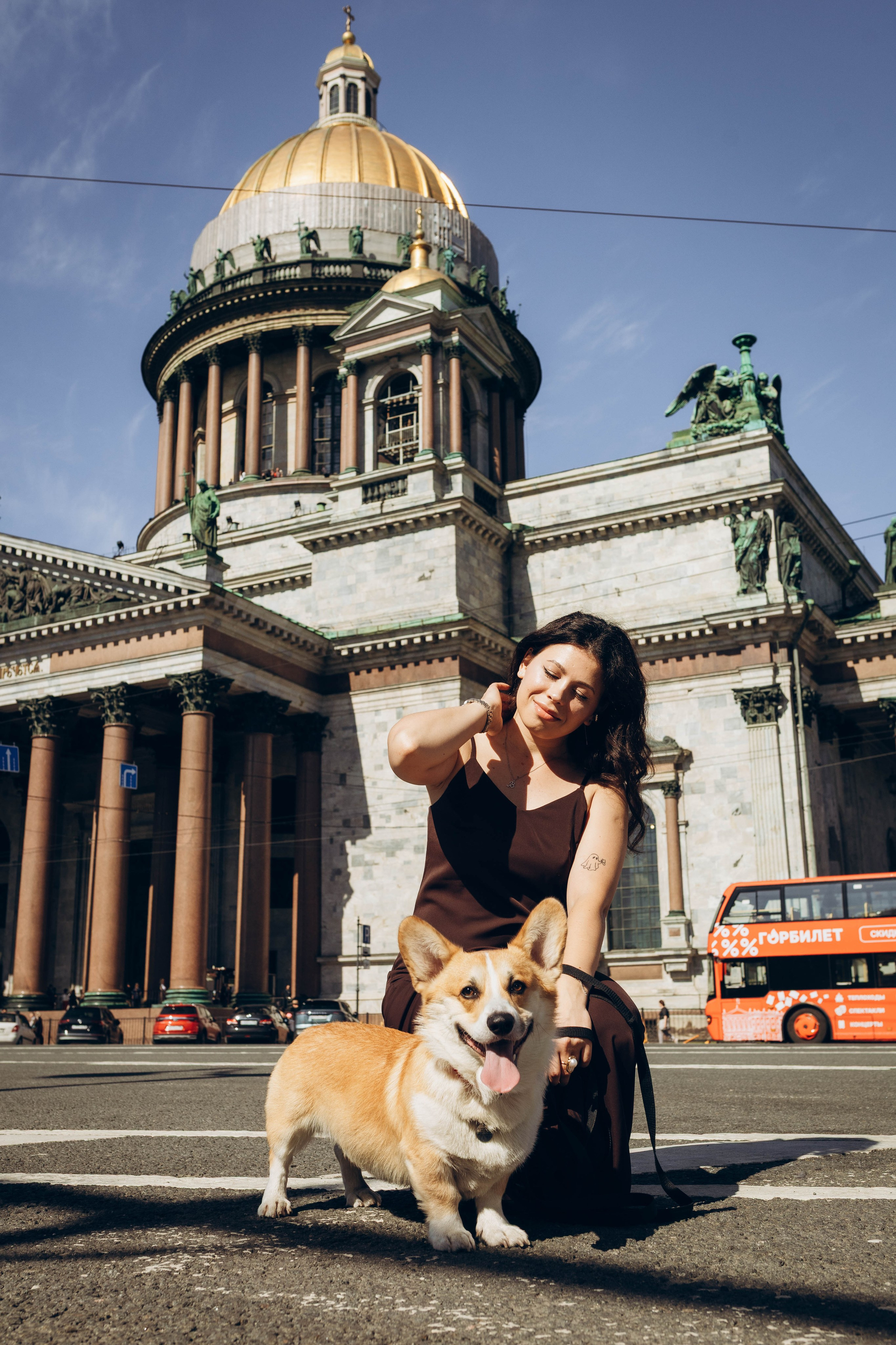 Фотосессия с собакой. Фотограф в Санкт-Петербурге Полина