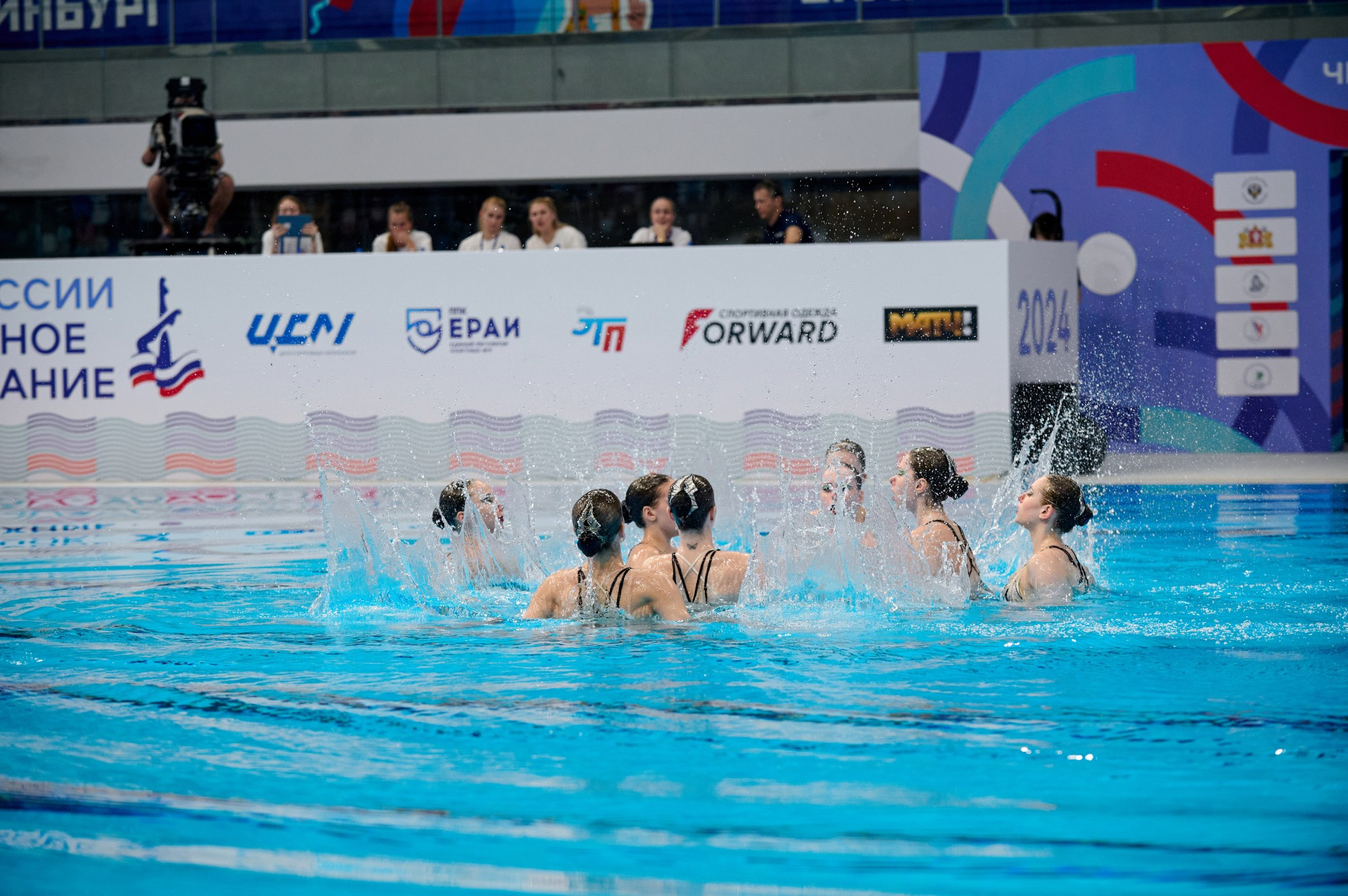 Чемпионат России Синхронное плавание 2024. Мезенцев Евгений фотограф