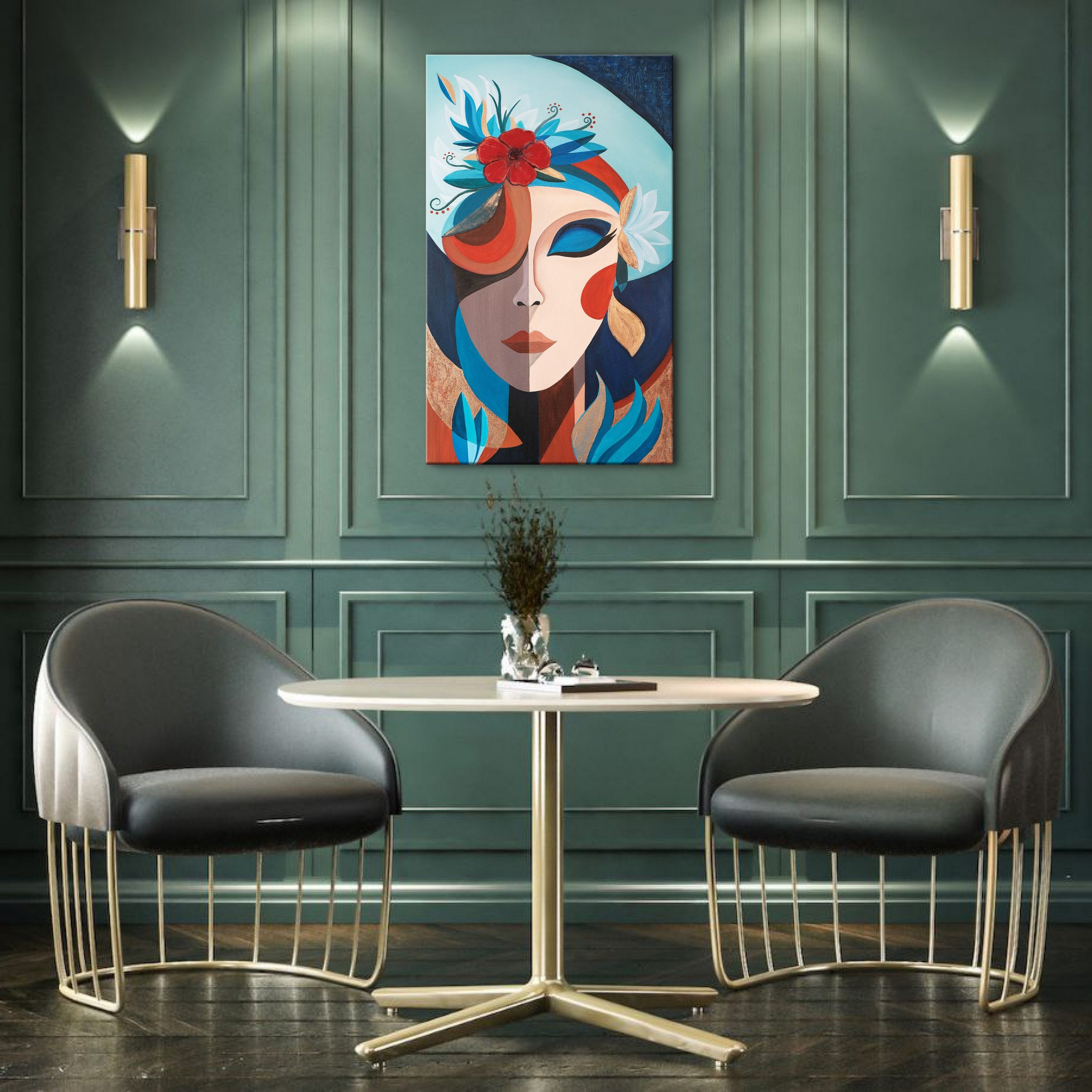 КРАСНЫЙ КАПРИЗ. Художник Анастасия Кисткина, Петербург