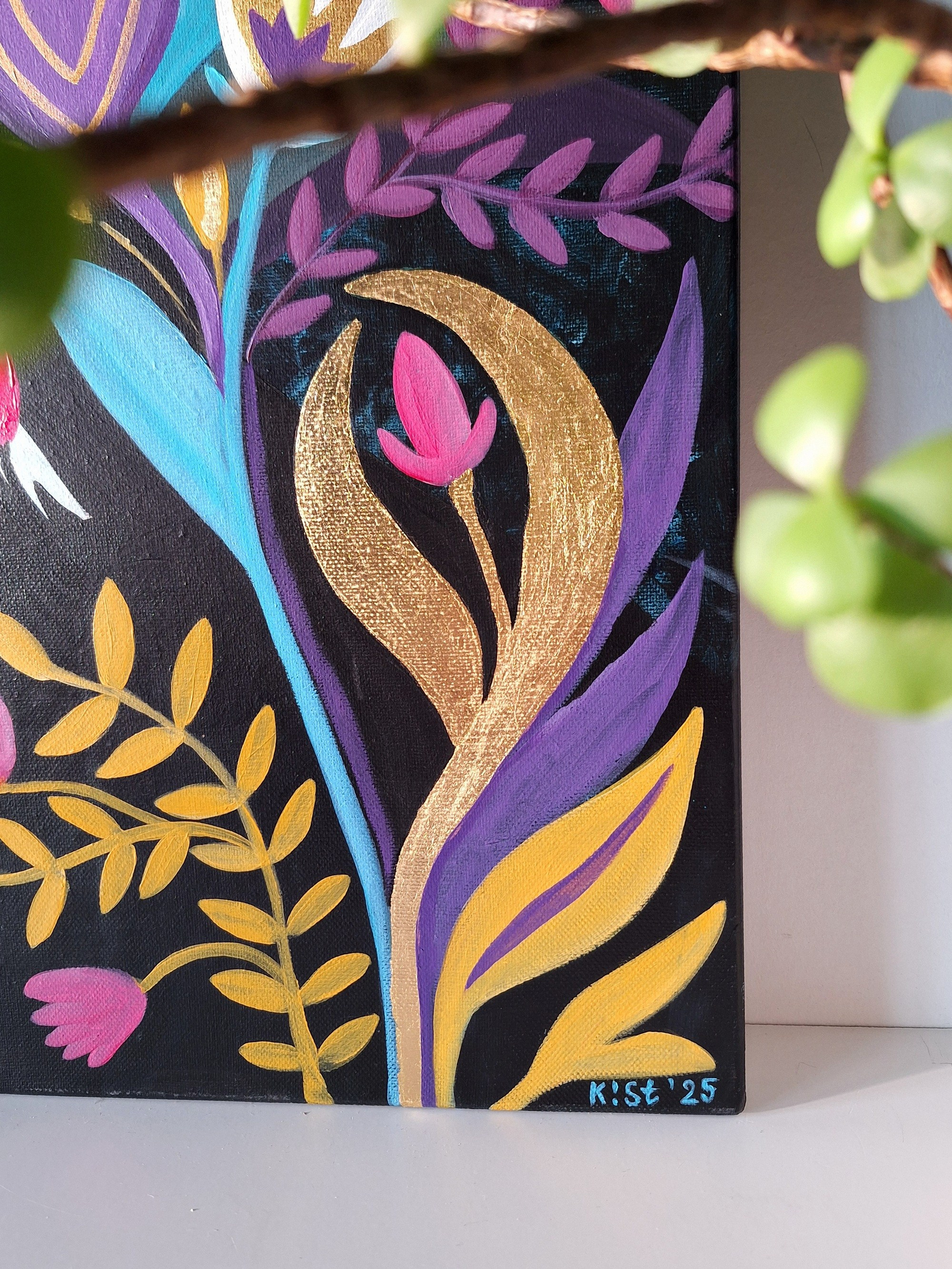 Дивный сад. Художник Анастасия Кисткина, Петербург