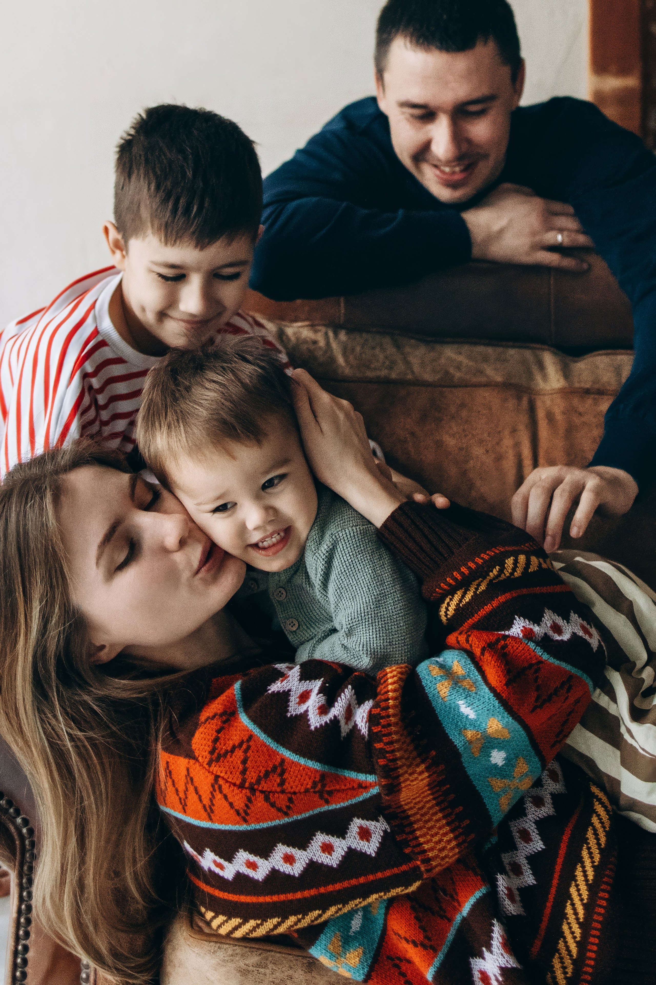 Оля, Андрей, Даня и Паша. Семейный фотограф в Москве Марина Петра