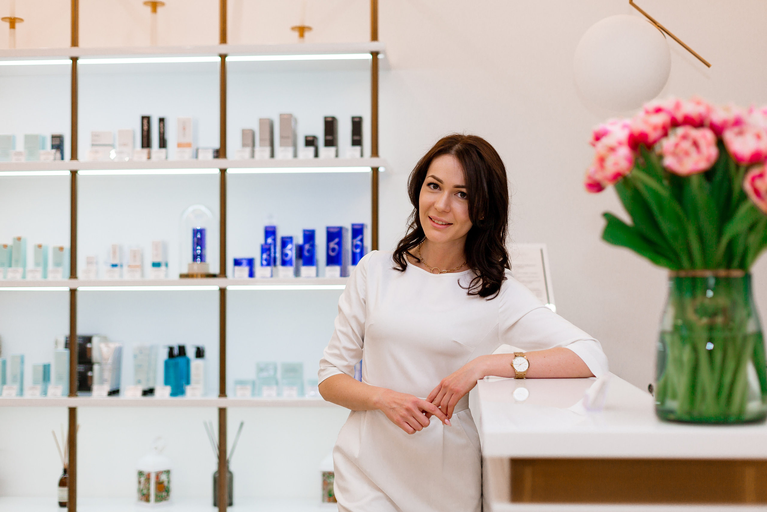 Анастасия, косметолог. Бренд съемка для социальных сетей инстаграм фотограф Москва