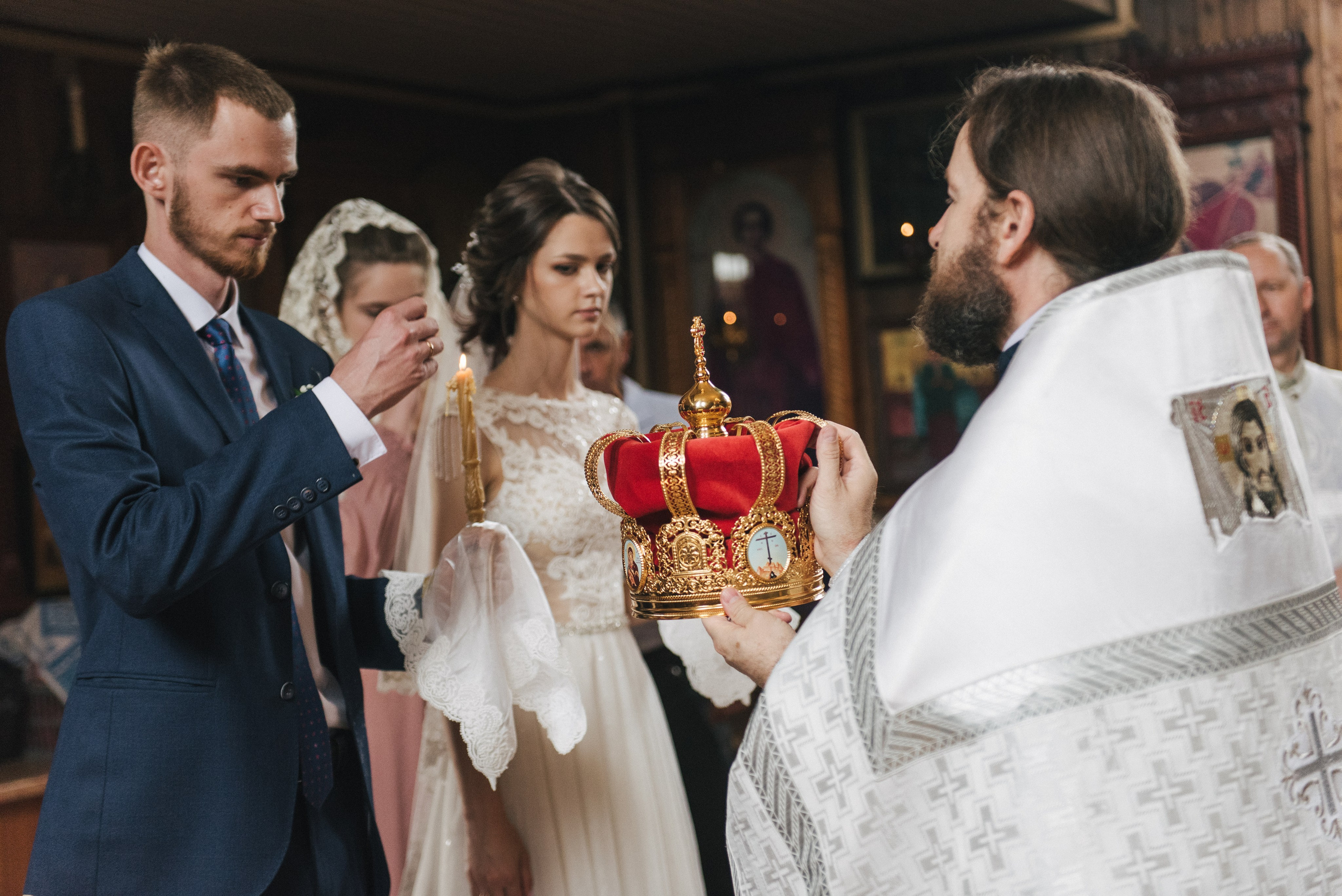 Венчание Никиты и Тони — Храм Иоанна Кронштадского. Свадебный и семейный фотограф Волгоград Москва