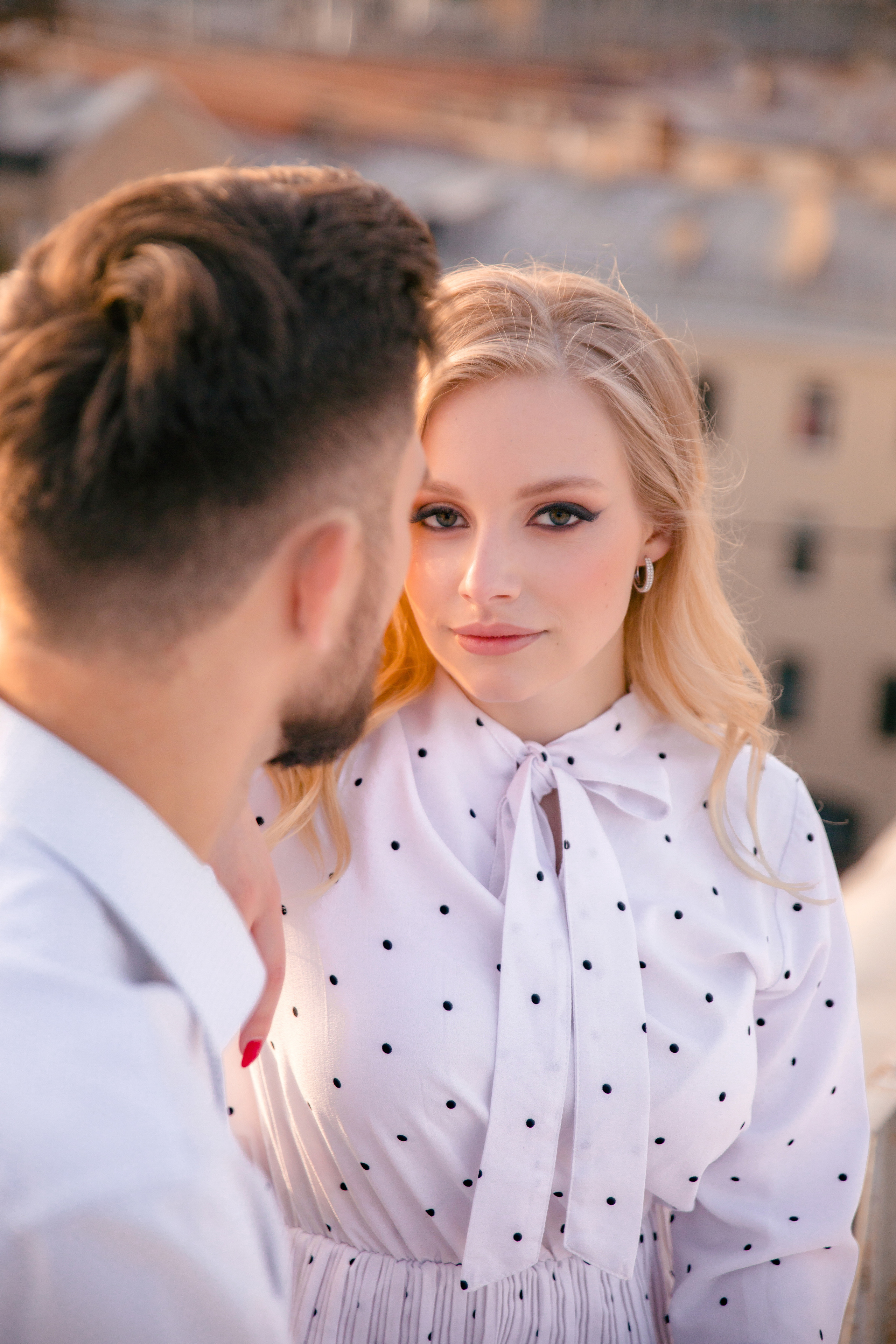 Свидание на крыше. Свадебный и семейный фотограф в Санкт- Петербурге Гугучкина Полина