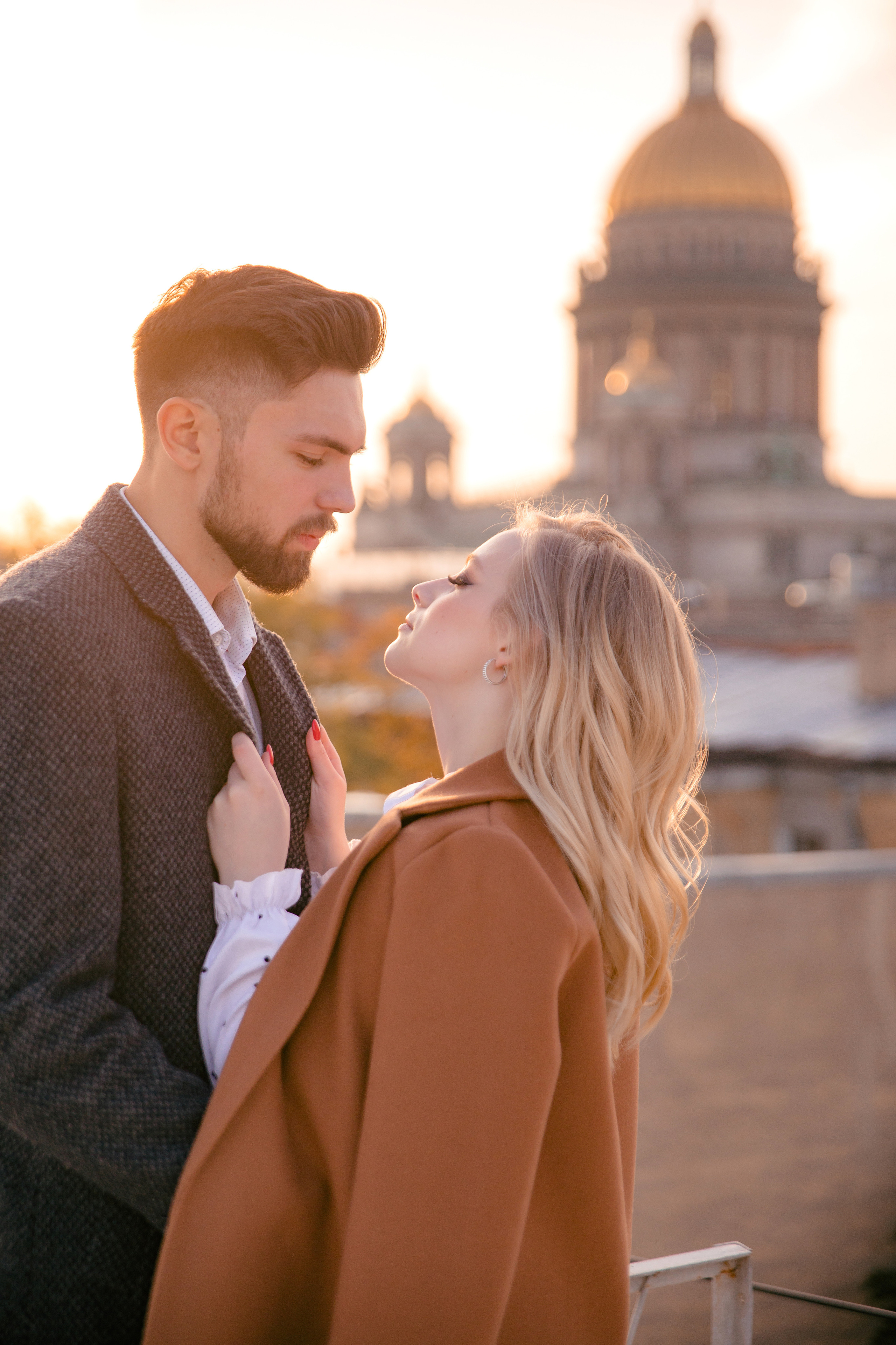 Свидание на крыше. Свадебный и семейный фотограф в Санкт- Петербурге Гугучкина Полина