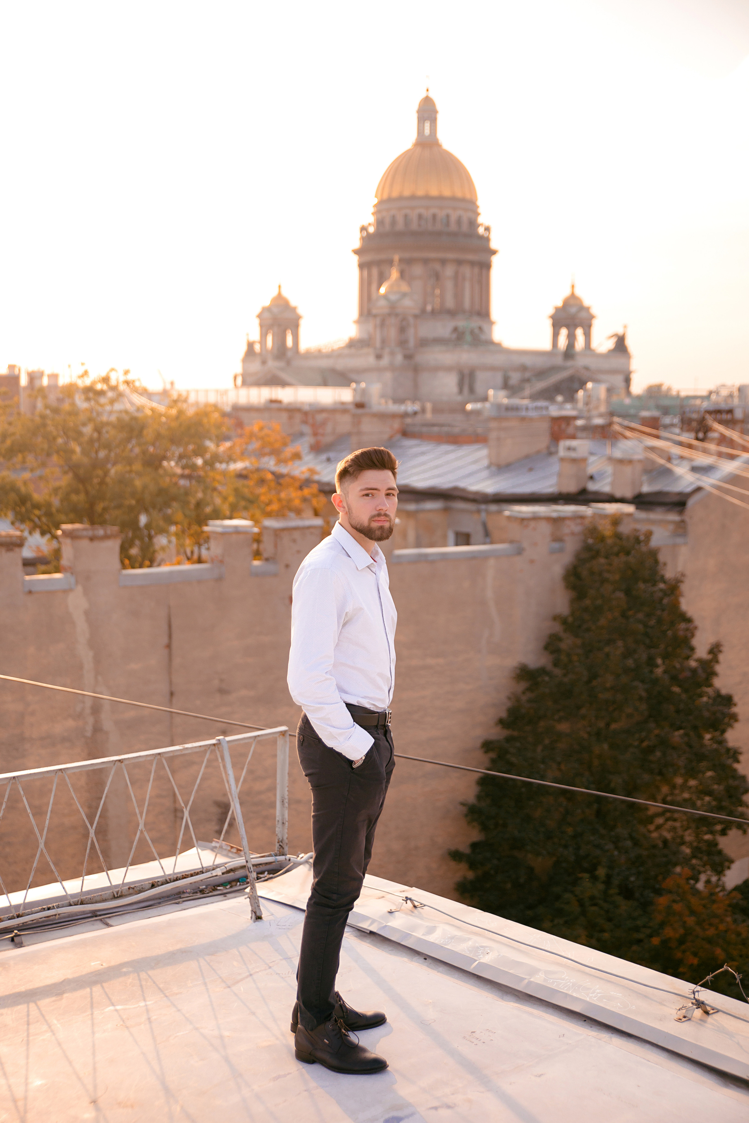 Свидание на крыше. Свадебный и семейный фотограф в Санкт- Петербурге Гугучкина Полина