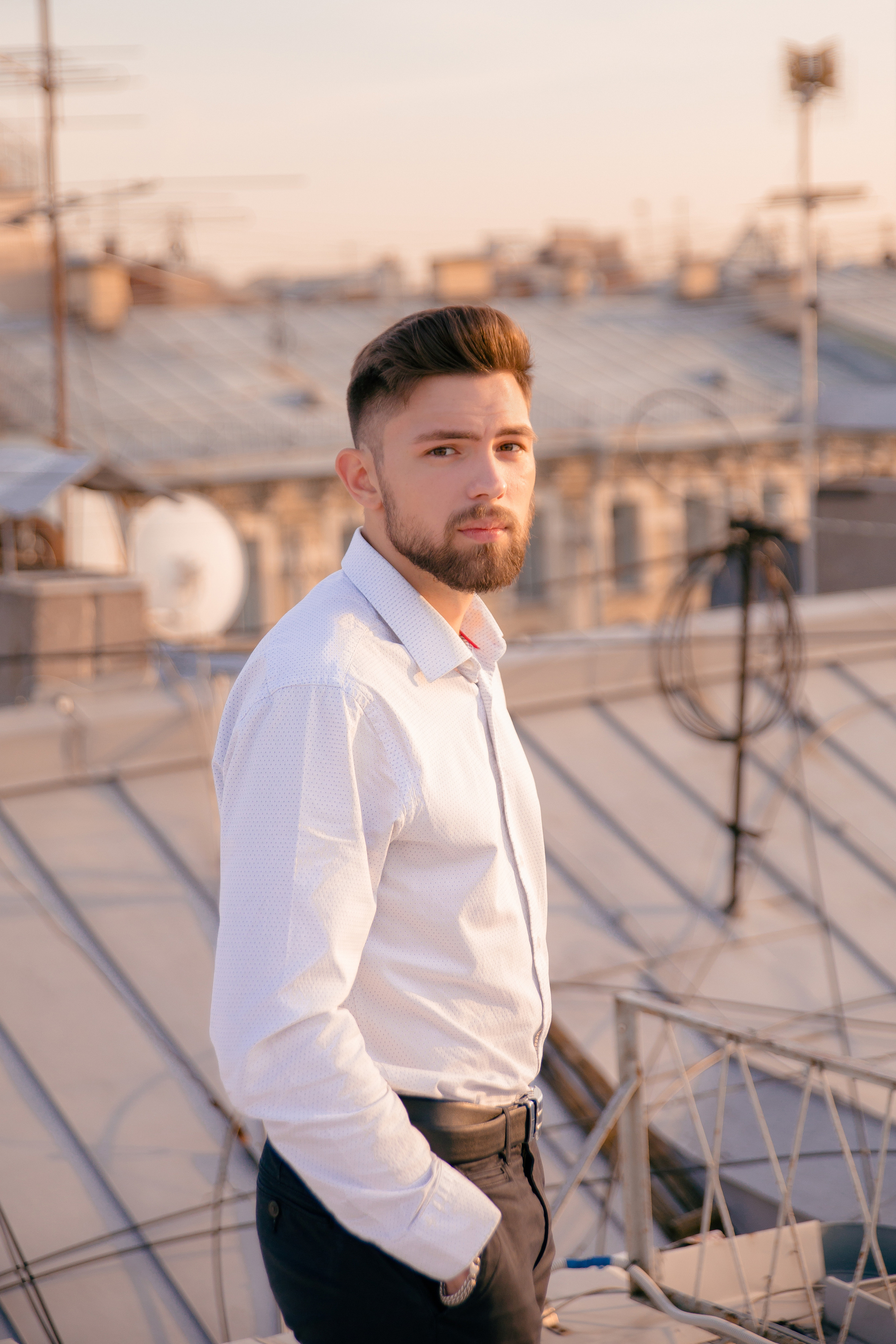 Свидание на крыше. Свадебный и семейный фотограф в Санкт- Петербурге Гугучкина Полина