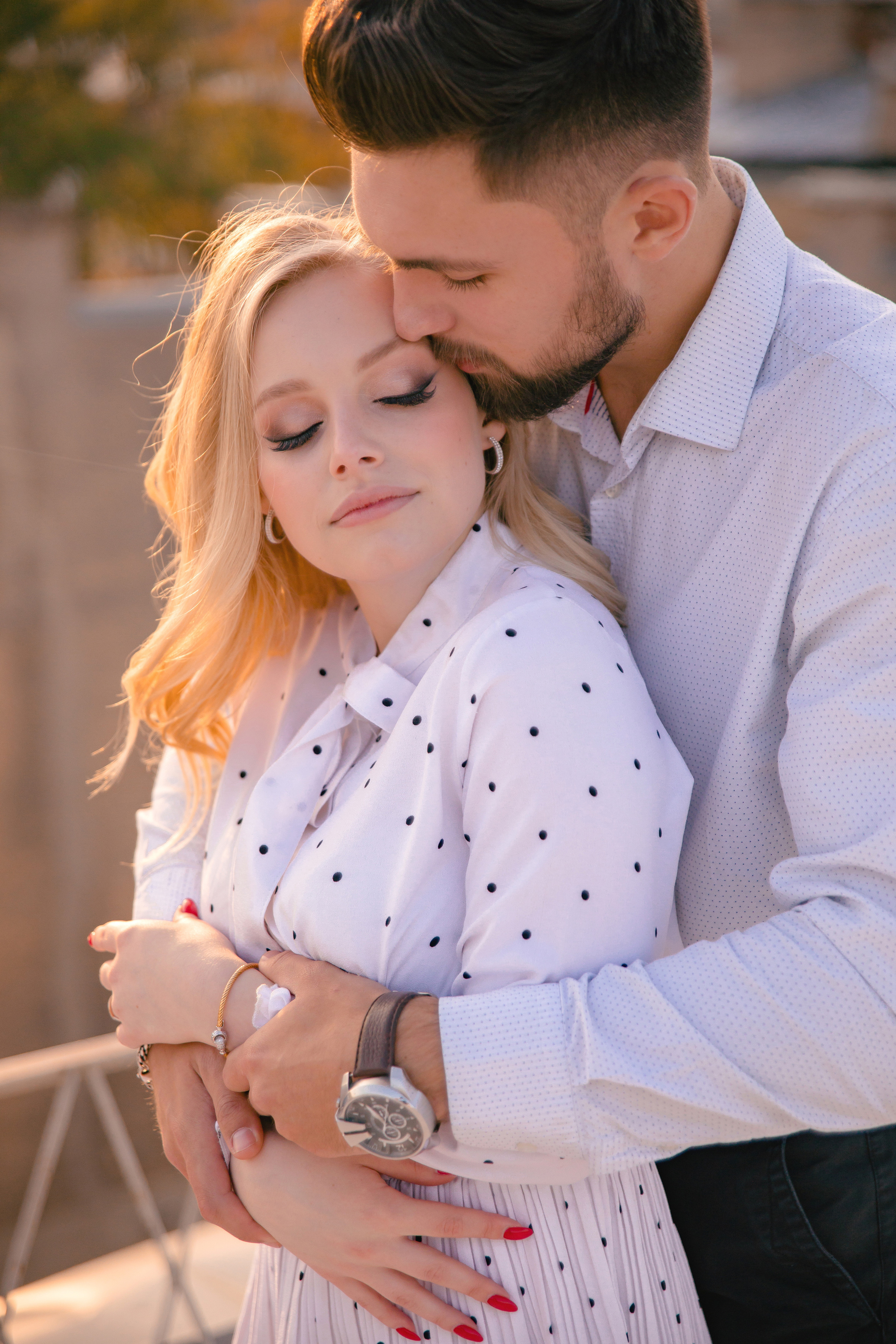 Свидание на крыше. Свадебный и семейный фотограф в Санкт- Петербурге Гугучкина Полина