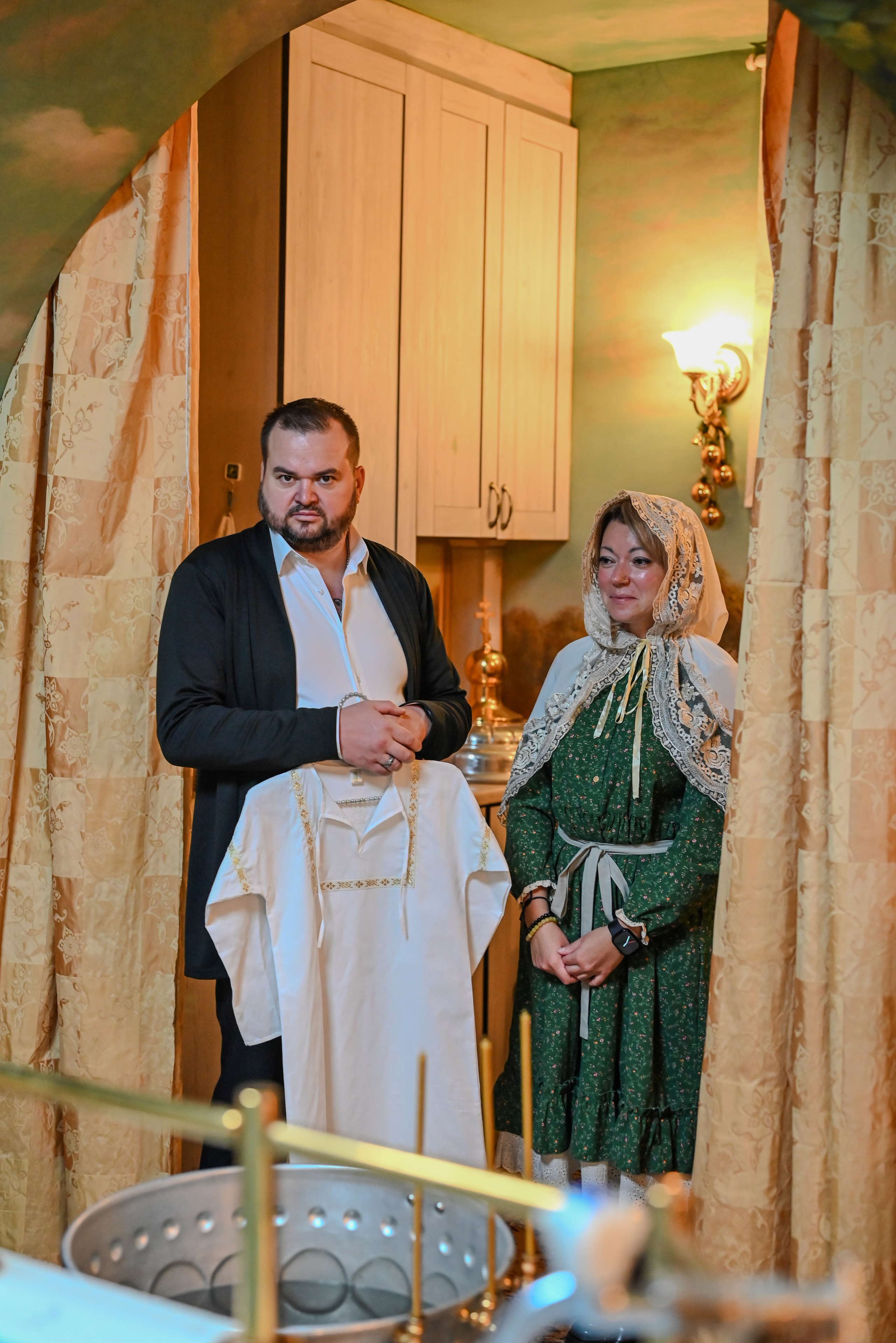 Крещение Совхоз Ленина. Семейный и детский фотограф Москва