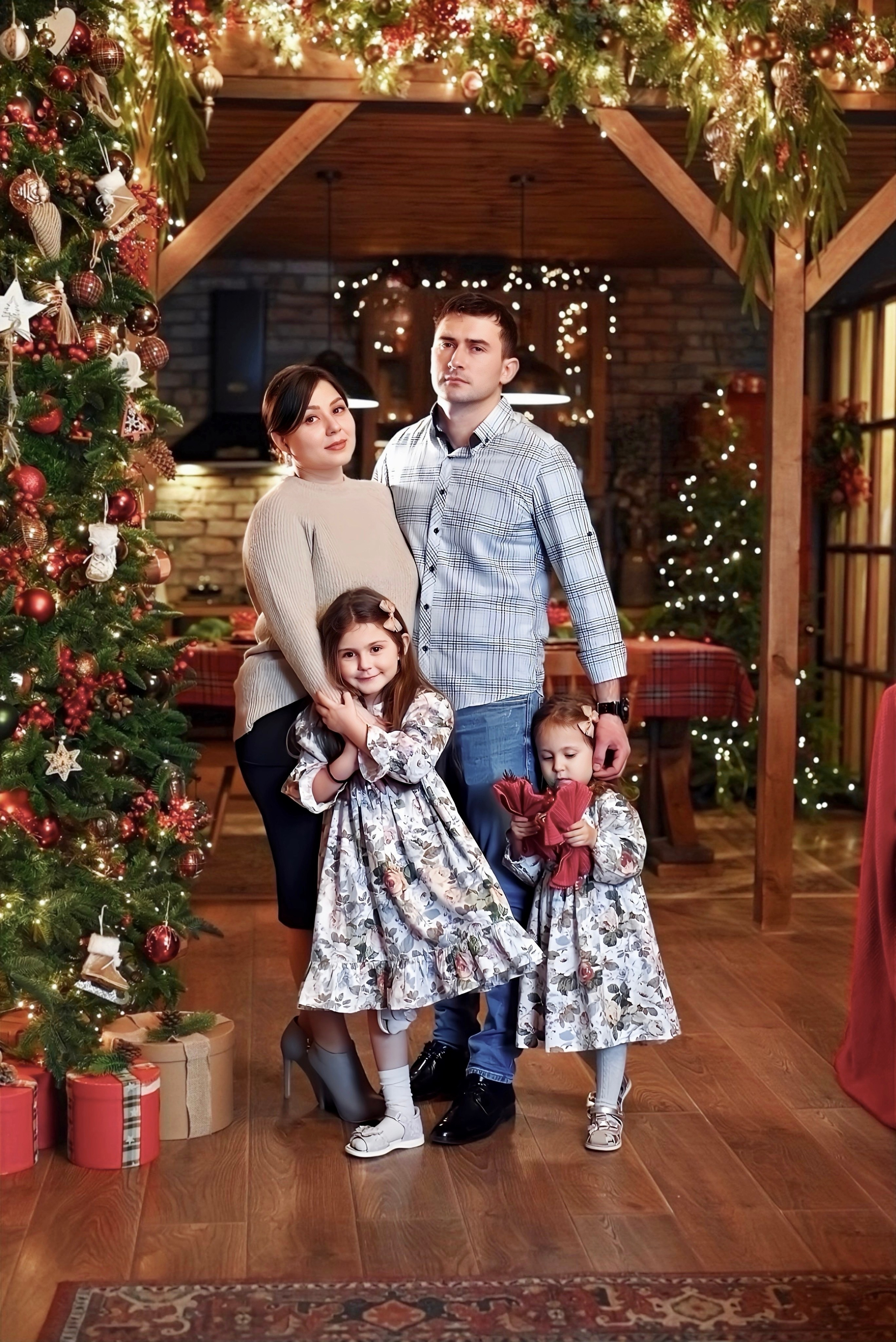 Дарья с семьей в Шале. Семейный и детский фотограф Москва