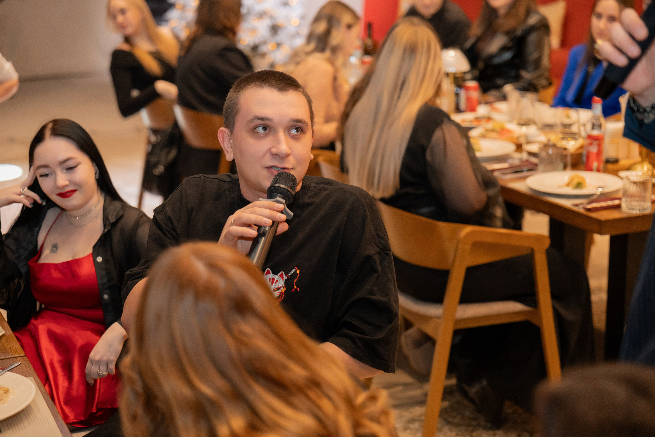 Новогодний корпоратив Альфа-Банк, ресторан Журавли