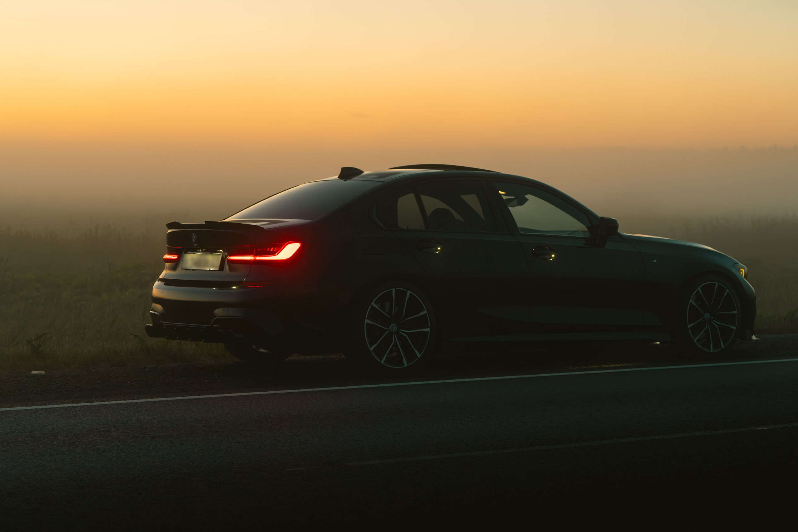 BMW 3 Series Night ed. Автомобильный фотограф в Санкт-Петербурге