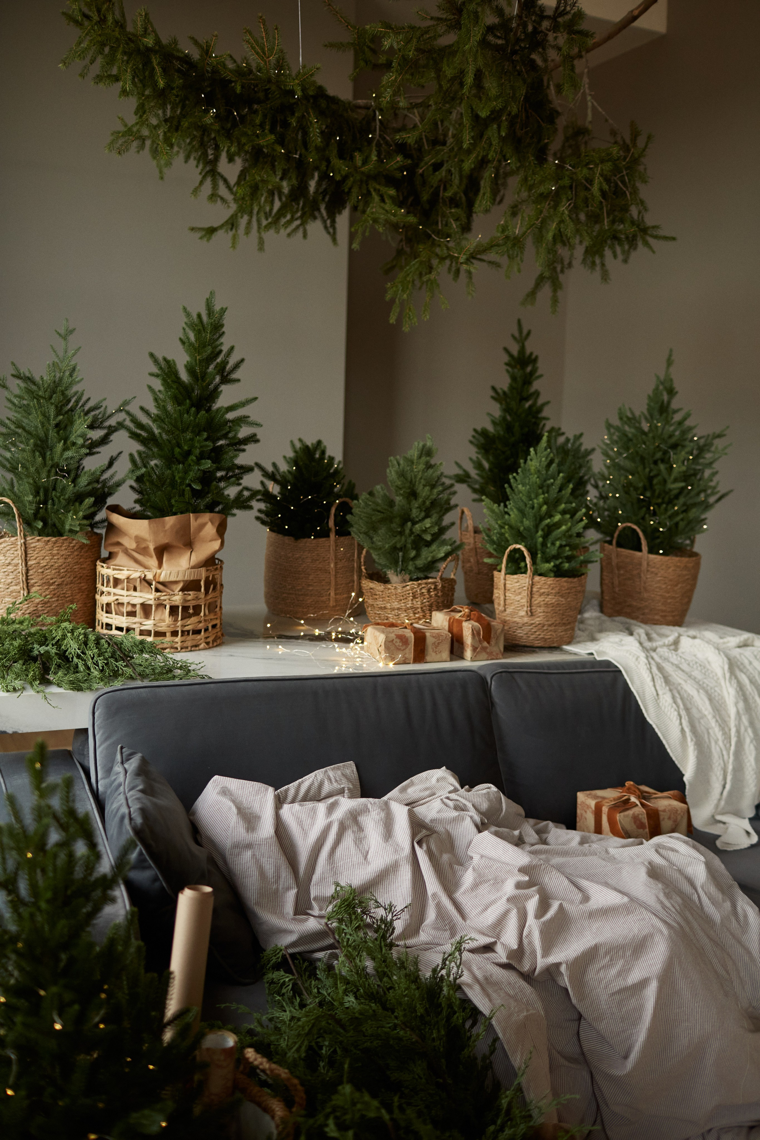 Новогодний интерьер фотостудии «Паркет», город Краснодар. Семейный и детский фотограф в Краснодаре Анна Трашкова