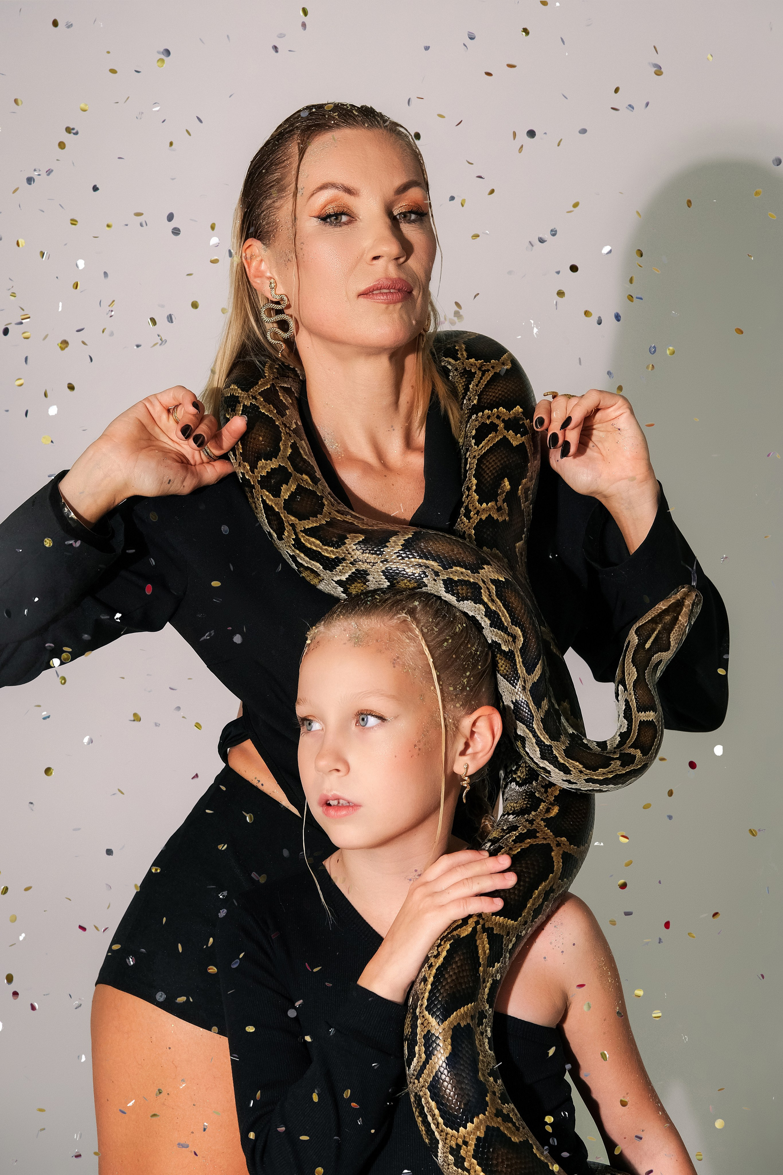 Новогодняя фотосессия со Змеем. Семейный и детский фотограф в Краснодаре Анна Трашкова